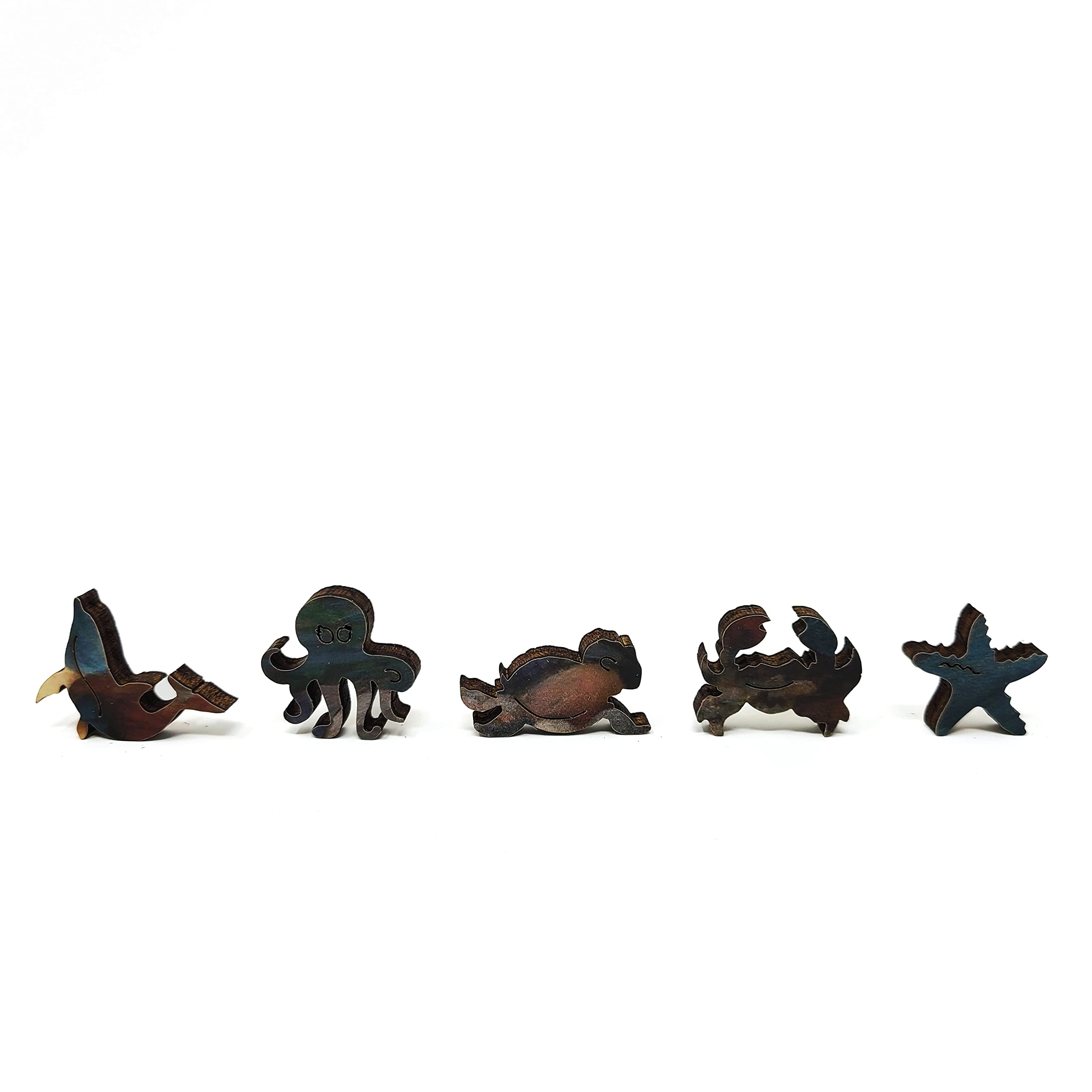 Premium Large Format Wooden Puzzle for Adults & Seniors - 205 Unique Shaped Pieces - Made in USA by FoxSmartBox - Miranda Collection - Perfect for Family Game Night, Cognitive Therapy & Stress Relief