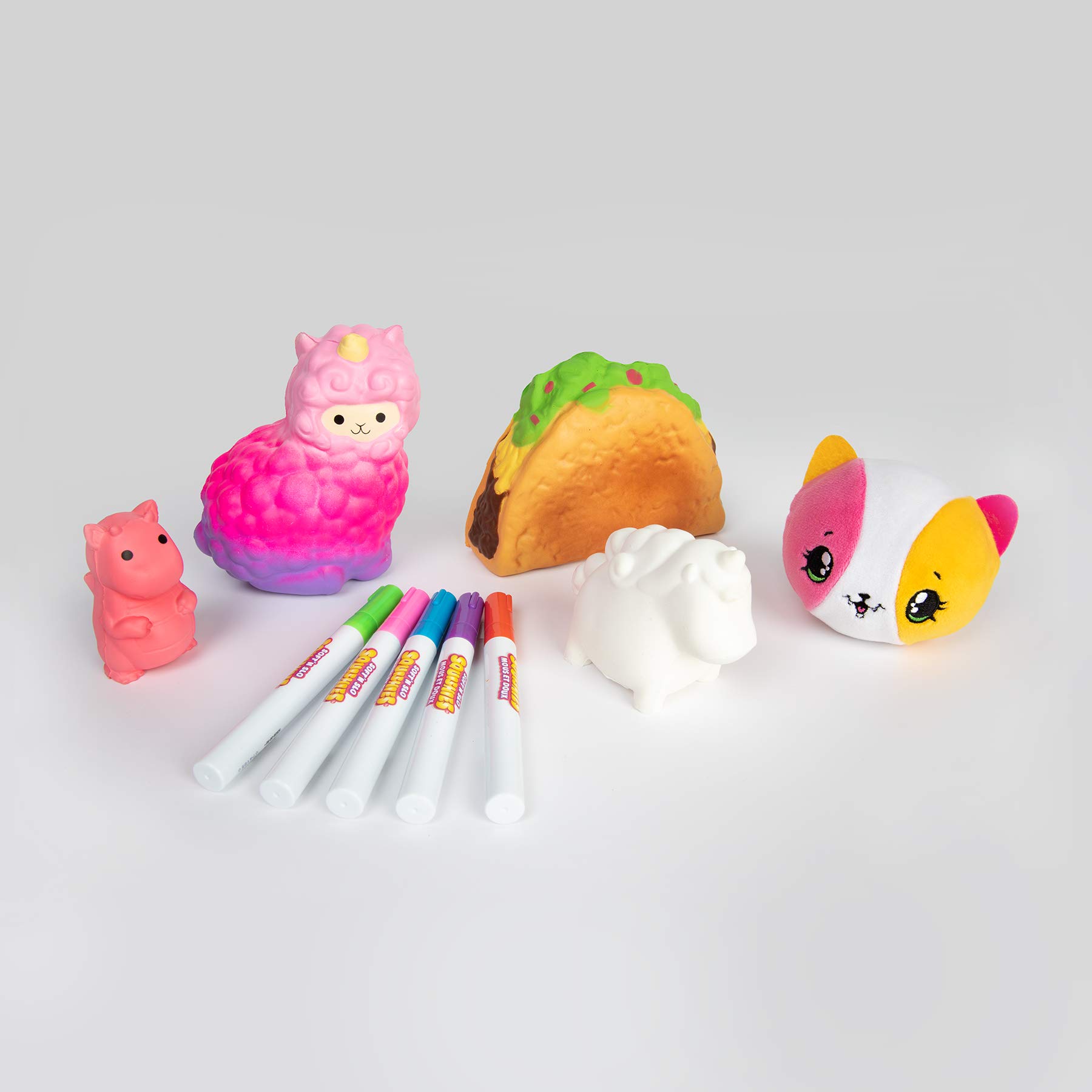 ORB Soft'n Slo Squishies Mystery Box - 12 Pack Cute Fidget Sensory Toys for Kids, Stress Relief & Anxiety Relief Toys for Boys & Girls - Perfect Birthday Gift, Party Favors & Classroom Rewards