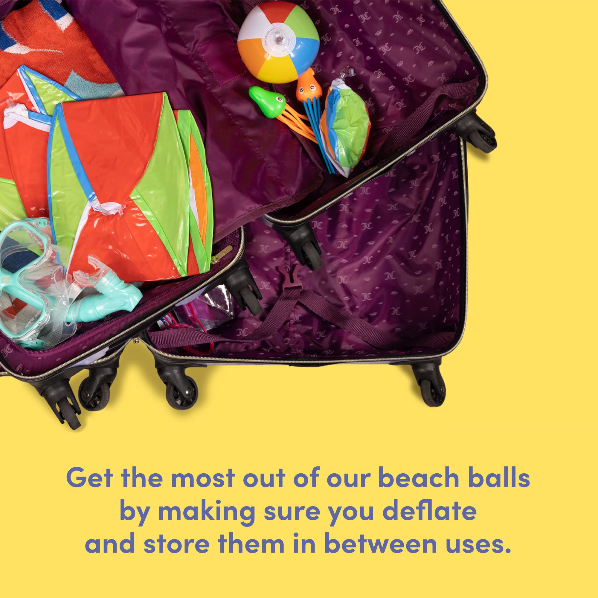 Top Race Mini Beach Balls Bulk - 5 Inch Inflatable Rainbow Beach Balls for Summer Party Decorations, Pool Toys for Kids, Ocean & Hawaiian Themed Events - Set of 25 Vibrant Beach Balls for Birthdays, Beach Days, Pool Parties & Outdoor Water Activities