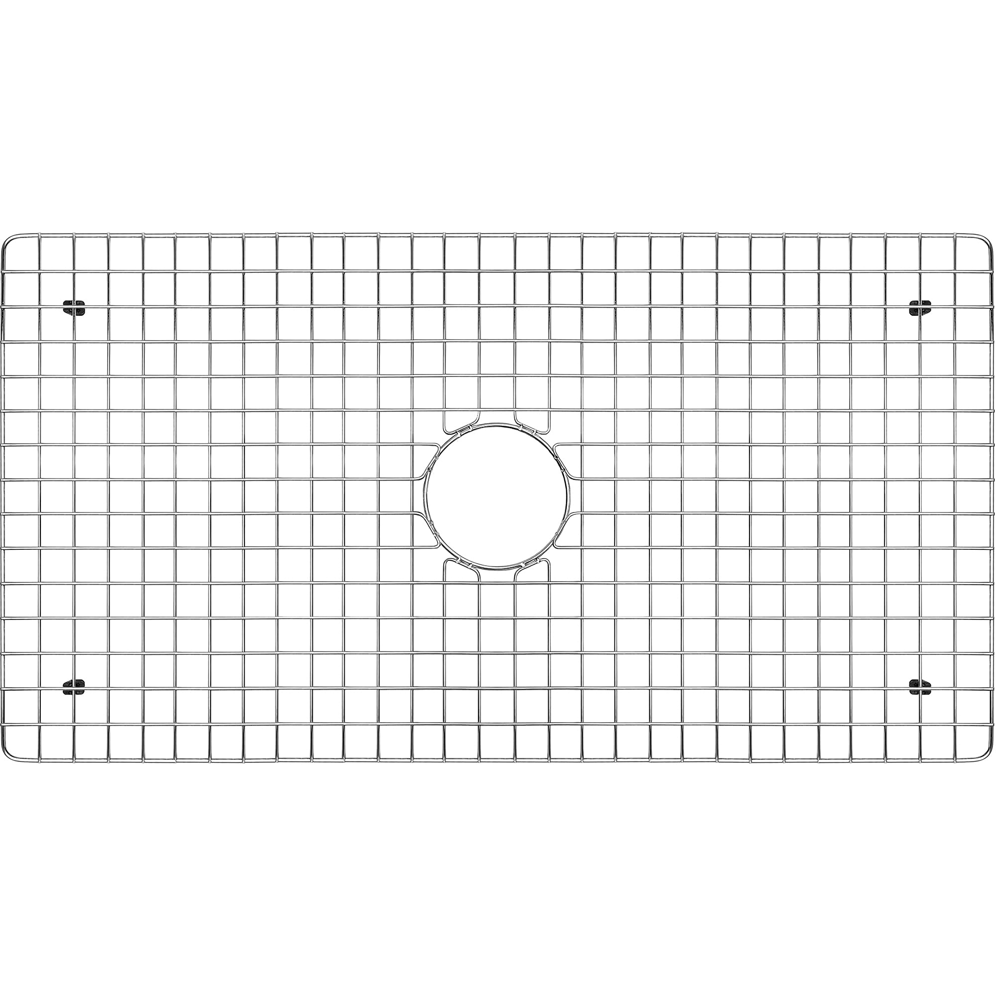 Whitehaus Collection WHNCMAP3321G Stainless Steel Kitchen Grid Organizer - Perfect for Pantry, Cabinet, and Countertop Storage