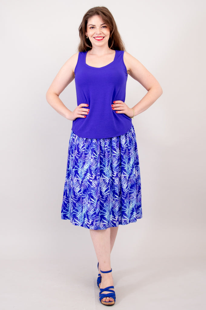 Eco-Friendly Hazel Skirt - Palma Style Linen Bamboo Blend for Women | Perfect for Summer Outfits, Beach Vacations & Casual Wear