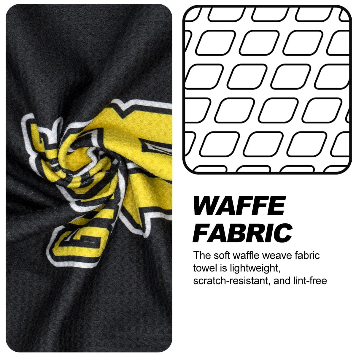 Premium Magnetic Golf Towel - Microfiber Waffle Design with Secure Clip & Industrial Strength Magnet for Golf Bags, Carts & Clubs (No.18) - Perfect for Golf Courses, Driving Ranges & Practice Sessions