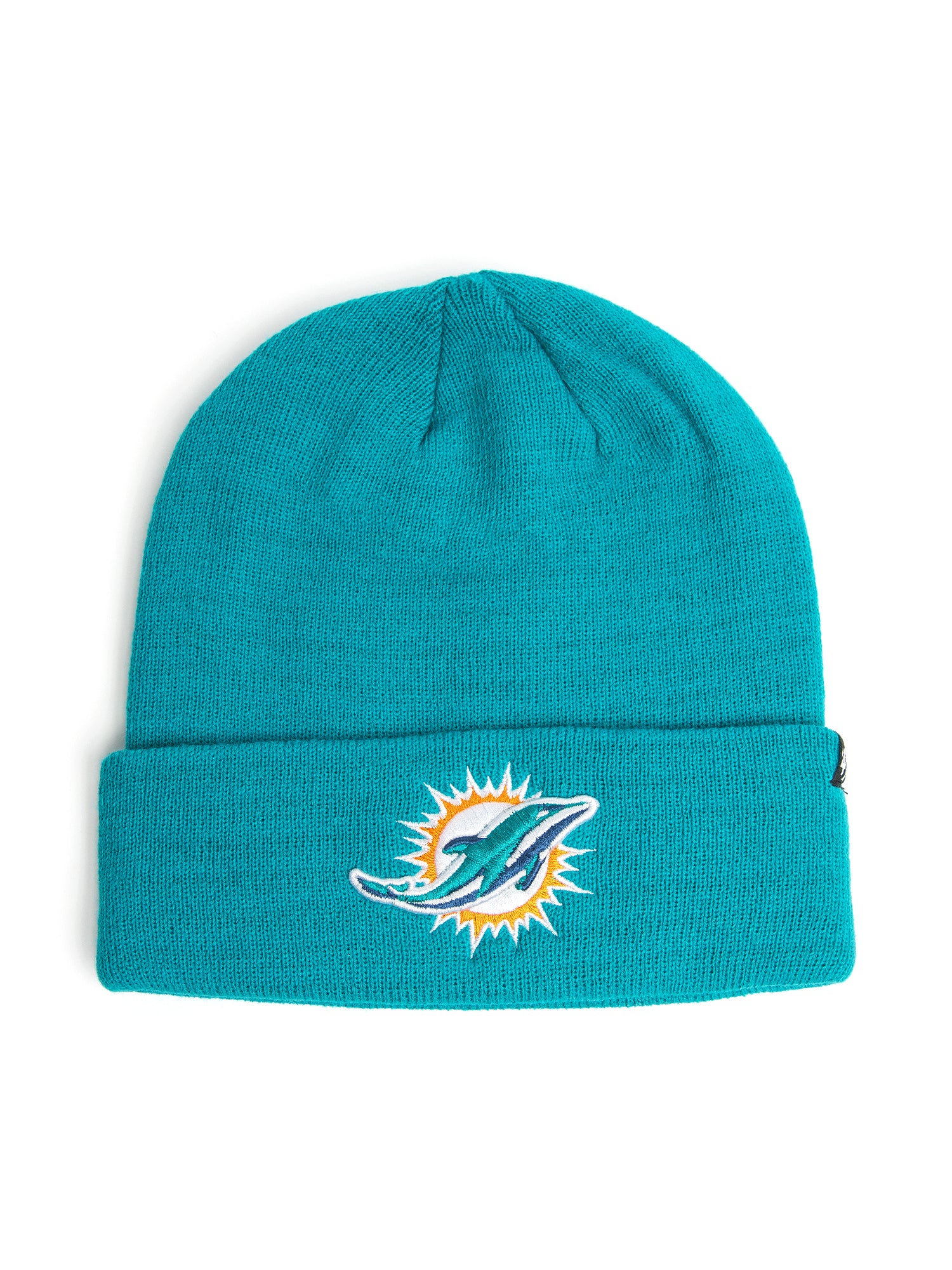 47 Miami Dolphins NFL Team Logo Cuff Knit Beanie Hat - Warm Winter Skull Cap for Men & Women - Perfect for Football Games, Outdoor Activities & Cold Weather