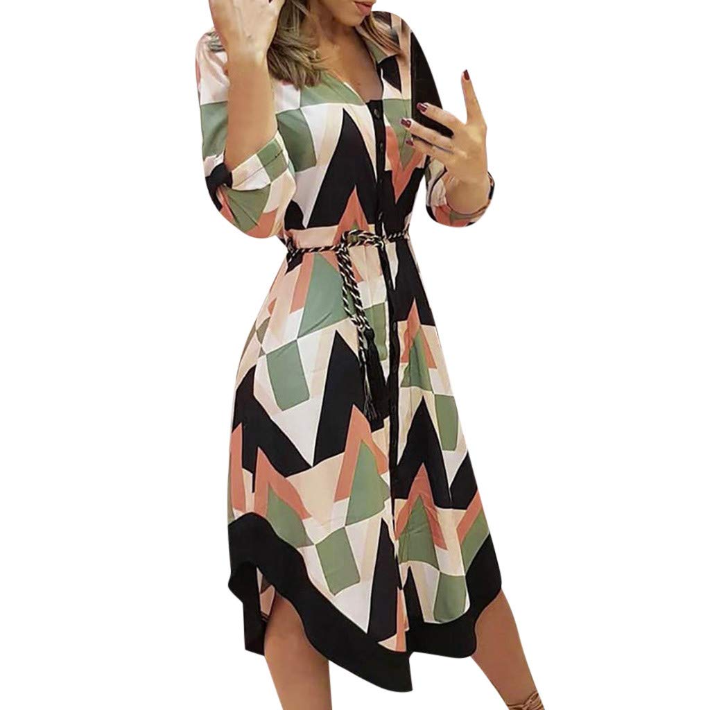 2022 Women's Holiday Print Casual Plus Size Dress - Elegant Cocktail Summer Dress for Parties, Weddings & Beach Vacations