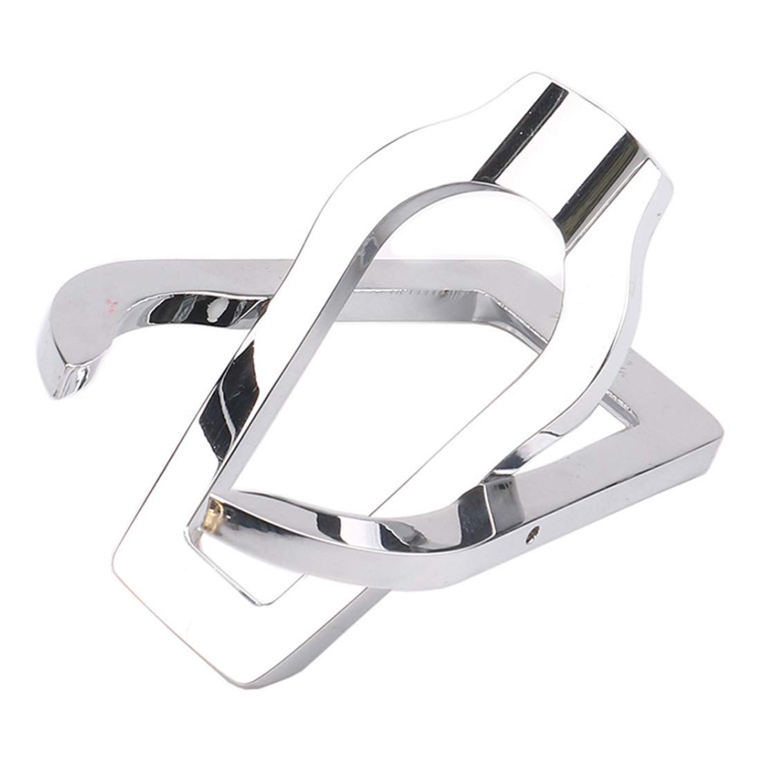 Premium Stainless Steel Foldable Pipe Stand Holder - Portable Cigar & Tobacco Pipe Rack Organizer Kit (Silver) - Perfect for Travel, Home Use & Smoking Enthusiasts