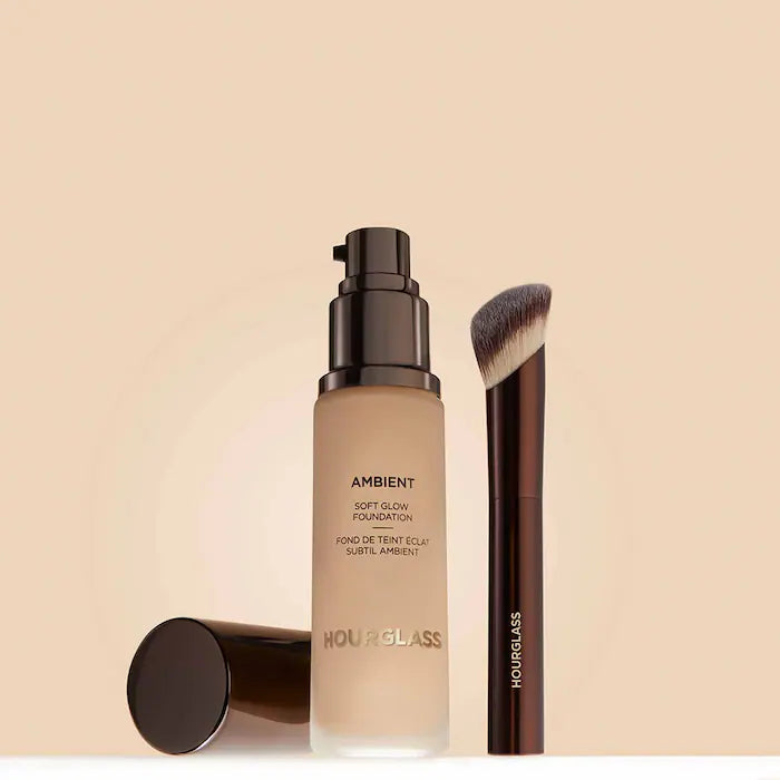 Hourglass Ambient Soft Glow Foundation Brush - Professional Makeup Brush for Flawless Liquid & Powder Application - Perfect for Everyday Makeup & Special Occasions