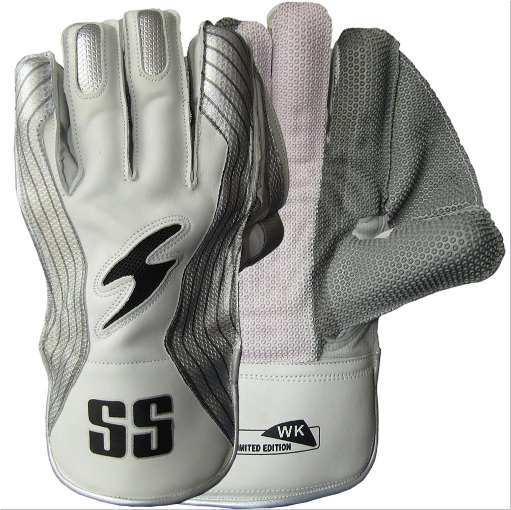 Premium SS Limited Edition Cricket Wicket Keeping Gloves - Professional Quality for Wicket Keepers | Perfect for Matches, Training & Practice Sessions
