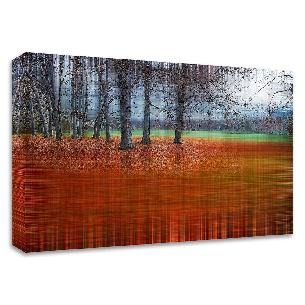 Abstract Autumn by Hannes Cmarits - Premium Canvas Wall Art Print - Ready to Hang - Modern Home & Office Decor for Living Room, Bedroom or Gallery Display