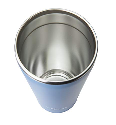 Zojirushi SX-FSE45AJ 15-Oz Stainless Steel Vacuum Insulated Tumbler - Blue Gray - Keeps Drinks Hot/Cold for Hours - Perfect for Office, Travel & Outdoor Activities
