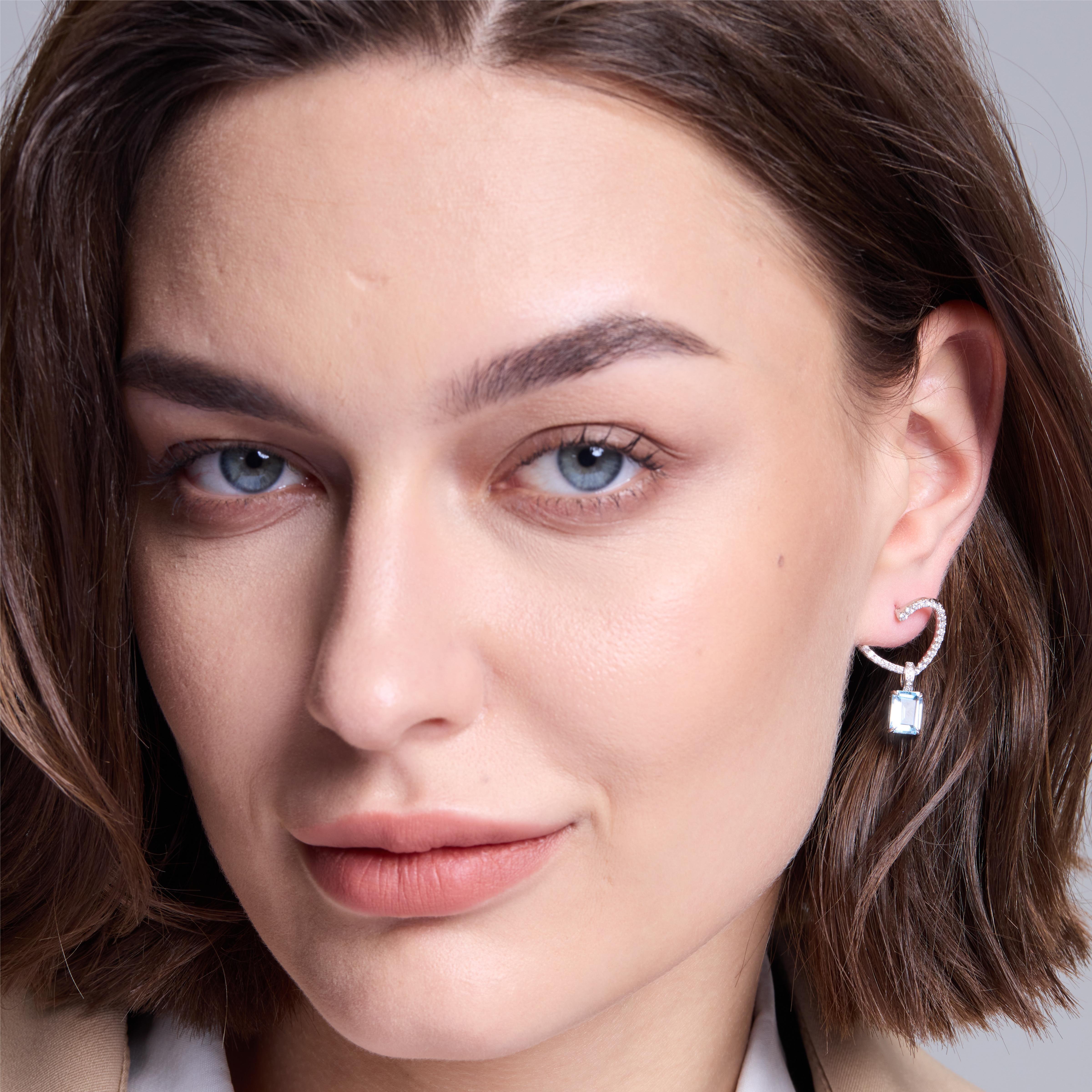 Tranquility Blue Drop Earrings - Handmade Boho Dangle Earrings for Women, Sterling Silver Jewelry Gift | Perfect for Weddings, Parties & Everyday Wear