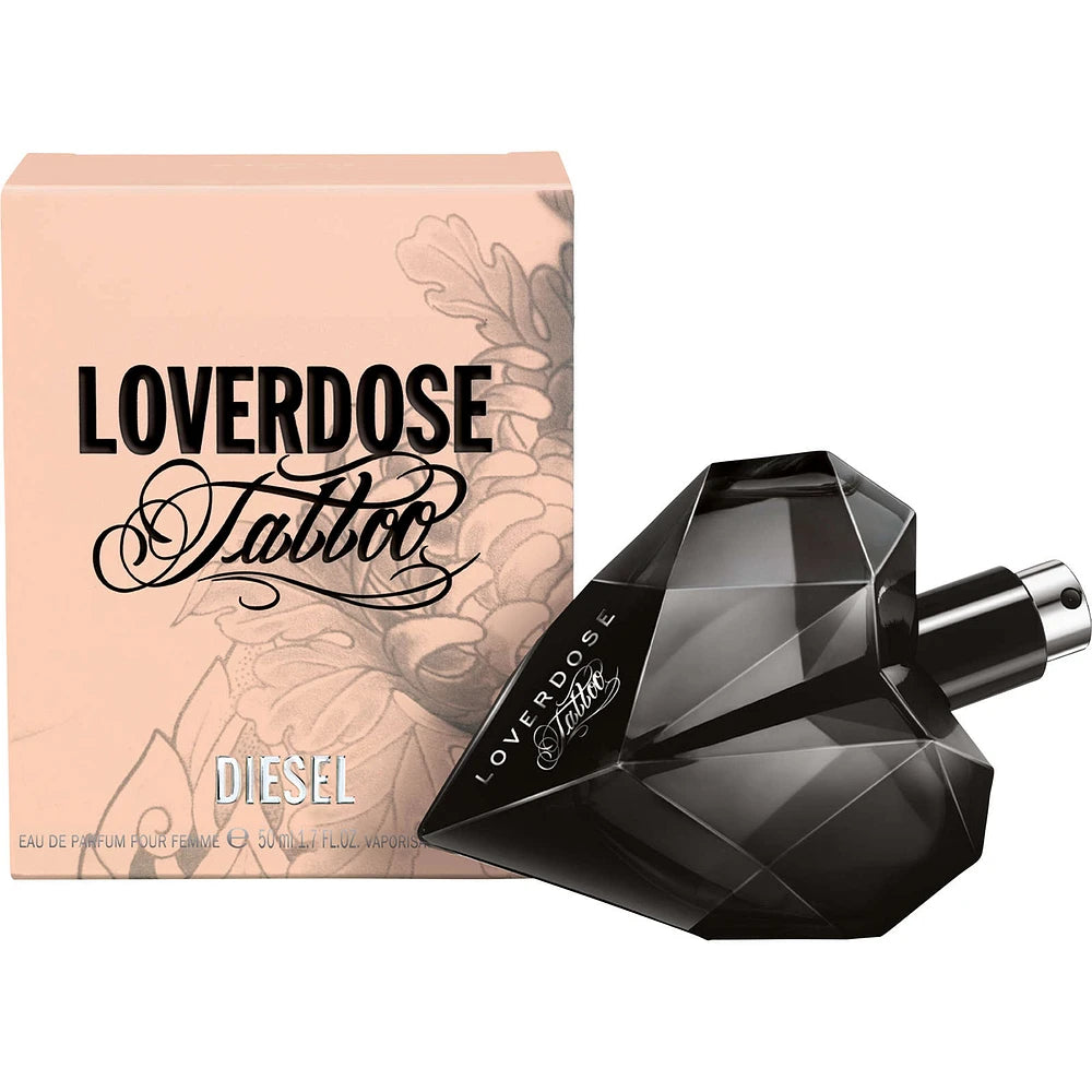 Diesel Loverdose Tattoo 75ML EDP Perfume Spray for Women - Floral Vanilla Fragrance, Long-Lasting Scent for Date Night & Special Occasions