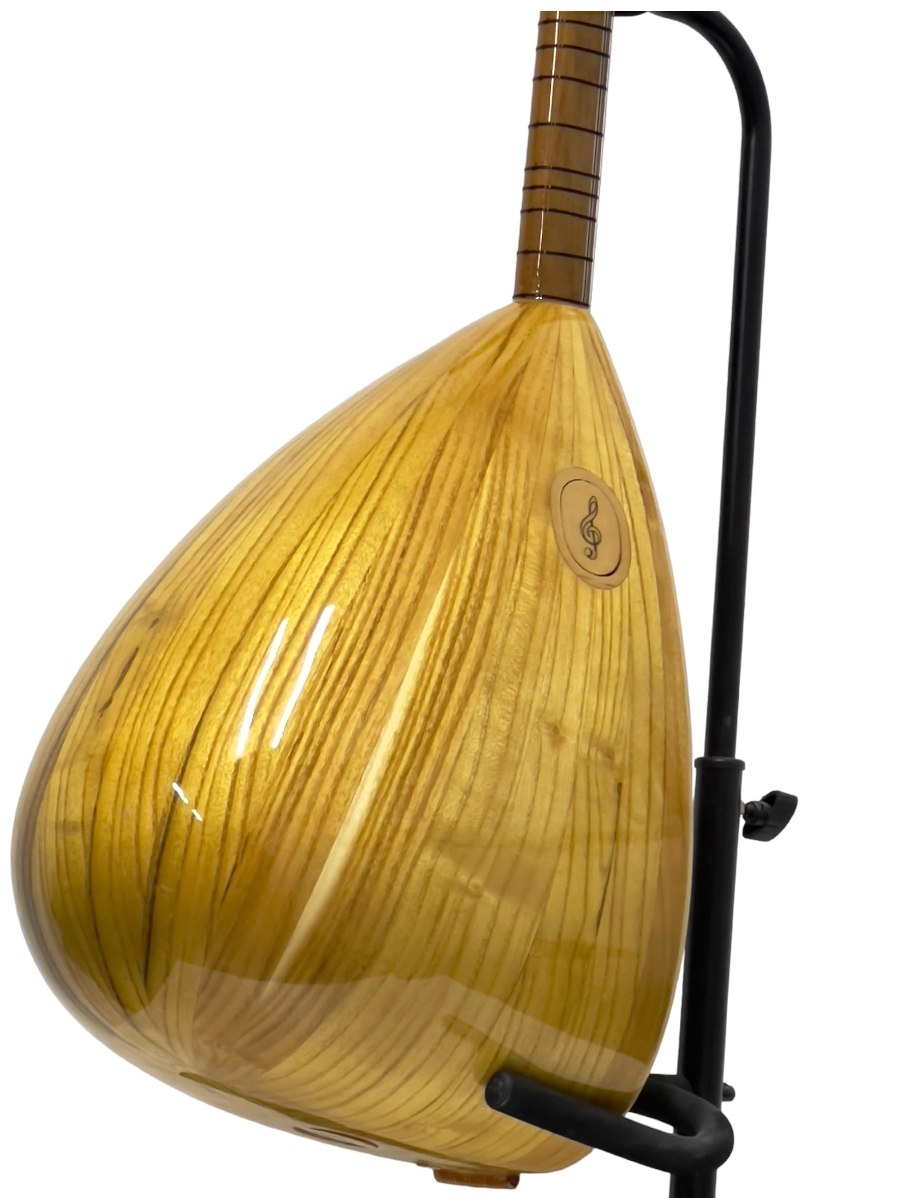 Professional Dut Saz Baglama Short Neck with Pearl Inlay - Traditional Turkish Musical Instrument for Folk Music & Performances - Perfect for Beginners & Professional Musicians