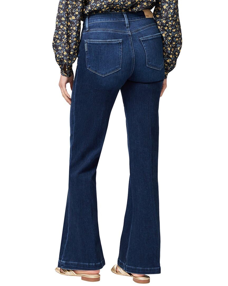 PAIGE Women's Genevieve Fog Luxe Coating Jeans - High Waist Skinny Denim Pants for Casual Wear & Night Out | Comfortable Stretch Fabric for Everyday Style