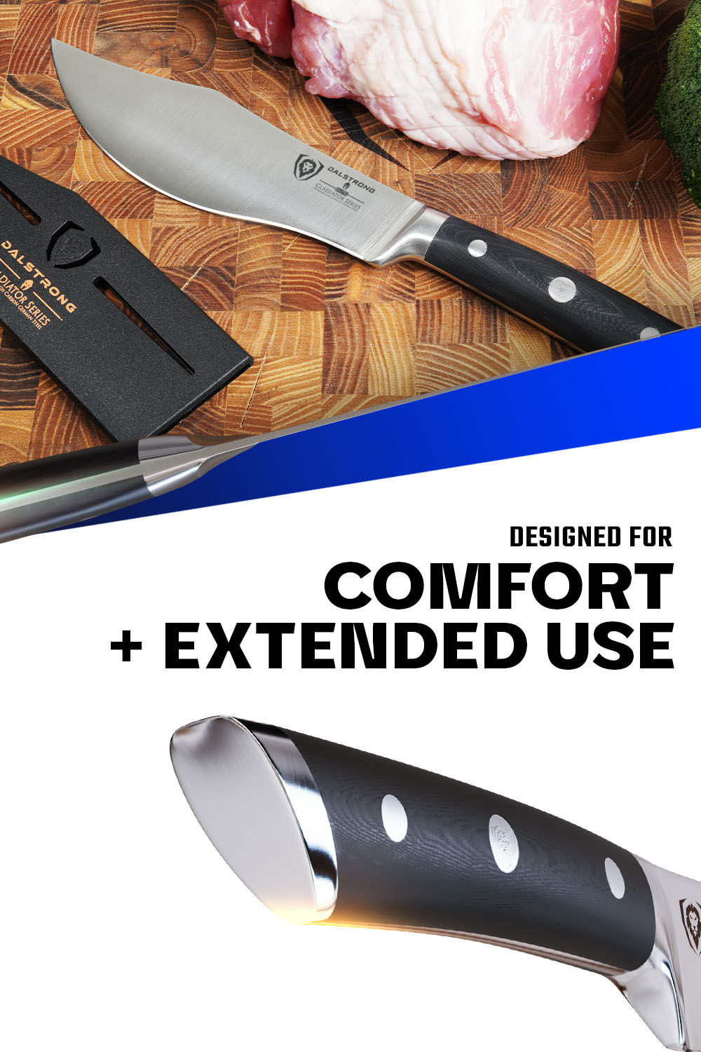 Dalstrong Gladiator Series 7-inch Barong Chef Knife - NSF Certified Professional Kitchen Knife for Chopping, Slicing & Dicing - Perfect for Home Cooks & Professional Chefs