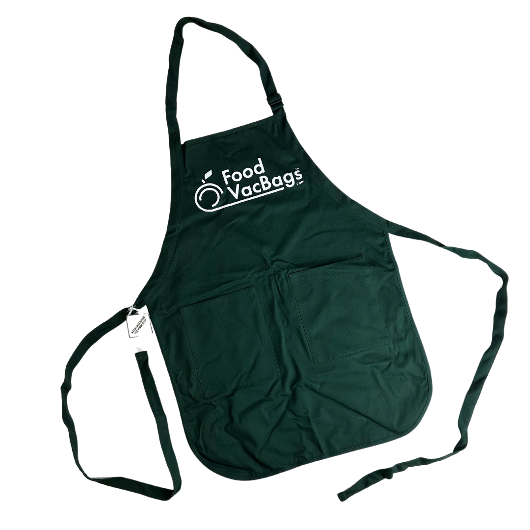 FoodVacBags Apron - Durable & Waterproof Kitchen Apron for Cooking, Grilling & Food Prep - Perfect for Chefs, BBQ & Home Cooking