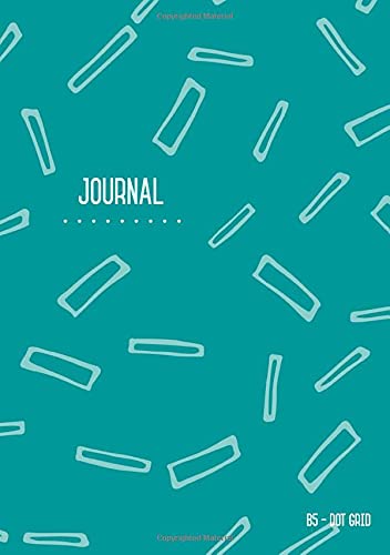 Premium B5 Dot Grid Journal - Teal Soft Cover Notebook for Writing, Drawing & Calligraphy | Numbered Pages, Dotted Matrix | Ideal for Bullet Journaling, Sketching & Note Taking
