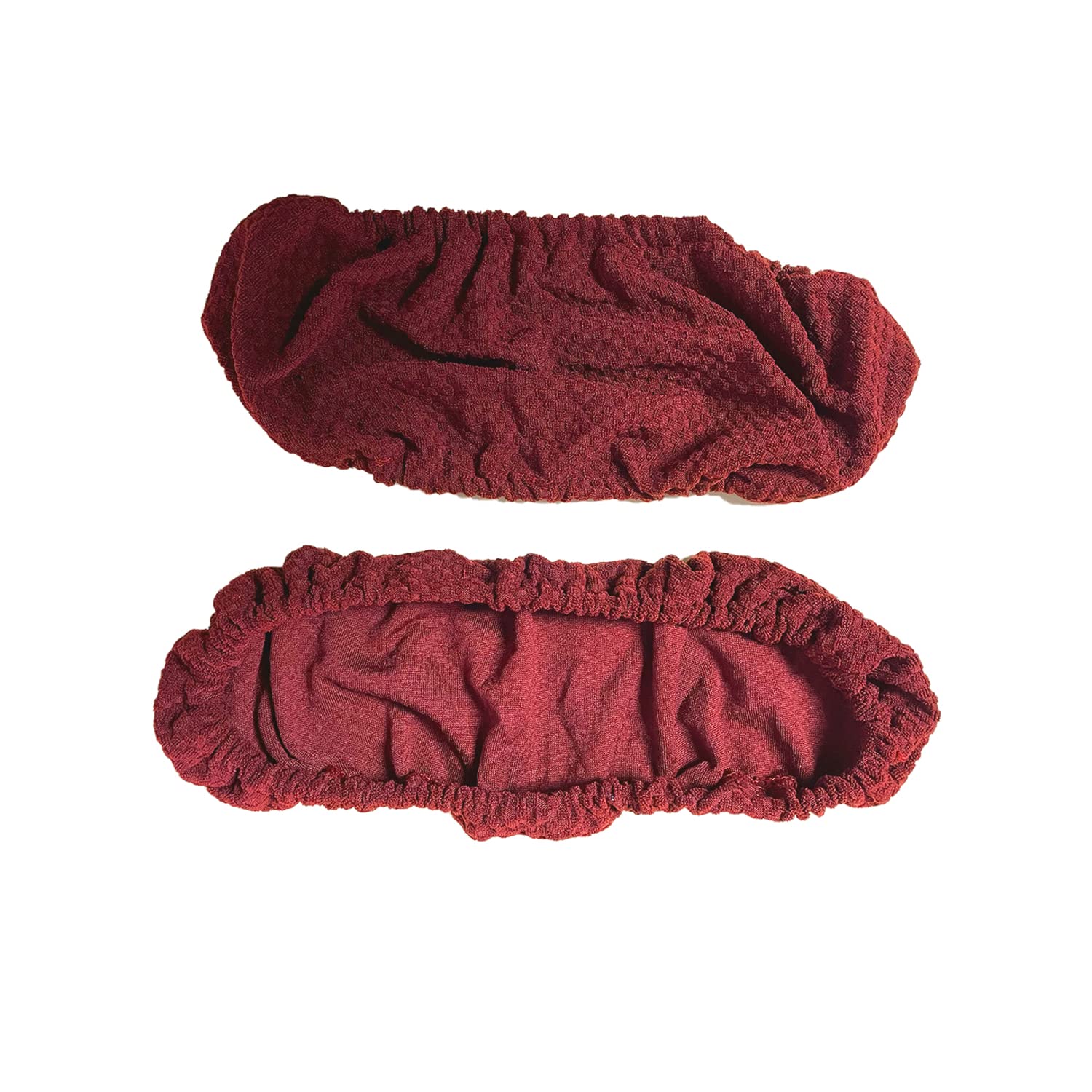 NeColorLife Removable & Washable Stretch Office Chair Arm Covers - 2Pcs/Set Burgundy Red - Protects & Enhances Comfort for Desk, Computer & Gaming Chairs - Perfect for Home Office, Workspace & Study Room