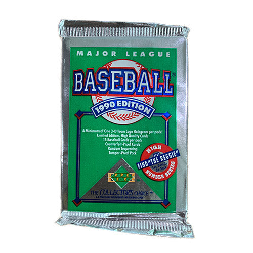 1990 Upper Deck Baseball Cards High Number Unopened Pack - Vintage Collectible Sports Cards for Trading & Display - Perfect for Baseball Memorabilia Collectors and Sports Fans