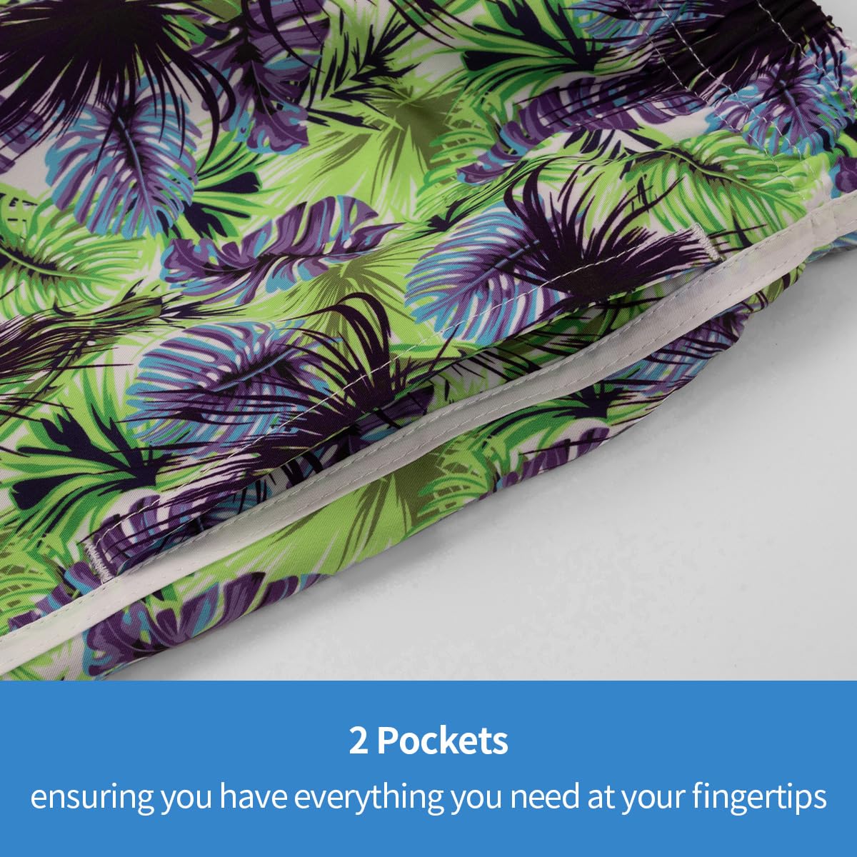 Lansbojun Women's Quick Dry Board Shorts with Pockets - Stylish Printed Swim Trunks for Beach, Pool & Water Sports | Comfortable Bathing Suits for Surfing, Swimming & Summer Activities