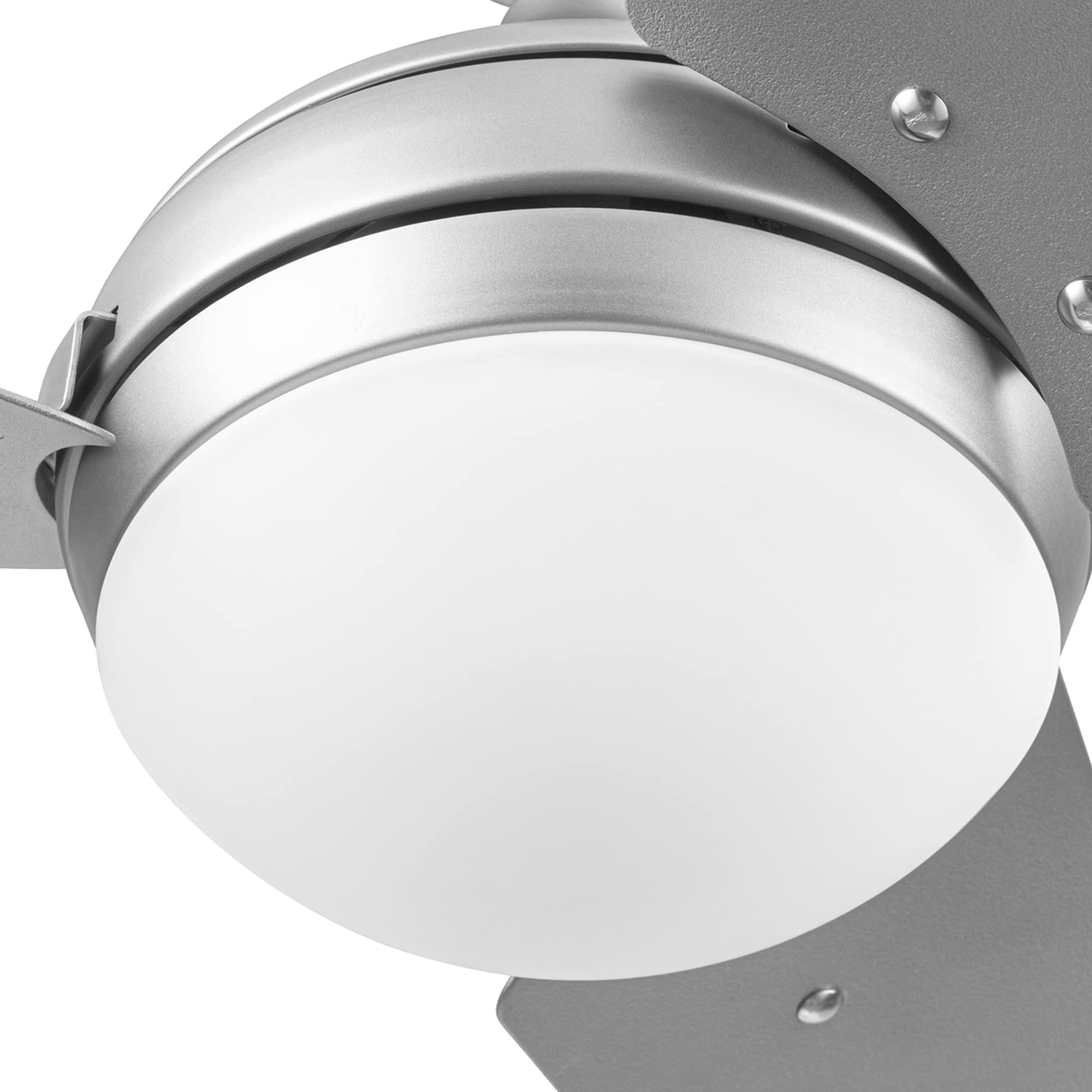 Honeywell Neyo 52 Inch Modern LED Ceiling Fan with Light & Remote Control - High Performance Reversible Motor, Pewter Finish - Perfect for Living Room, Bedroom & Office Spaces