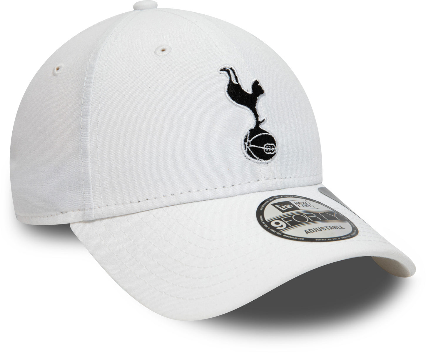 Tottenham Hotspur New Era 9Forty Adjustable Cap - White Repreve® Eco-Friendly Baseball Hat for Men & Women - Perfect for Football Games, Sports Events & Casual Wear