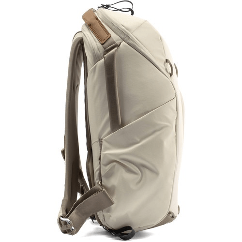 Peak Design Everyday Backpack 15L - Waterproof Camera Backpack with Zip Closure, Bone Color - Perfect for Travel, Photography & Daily Commute