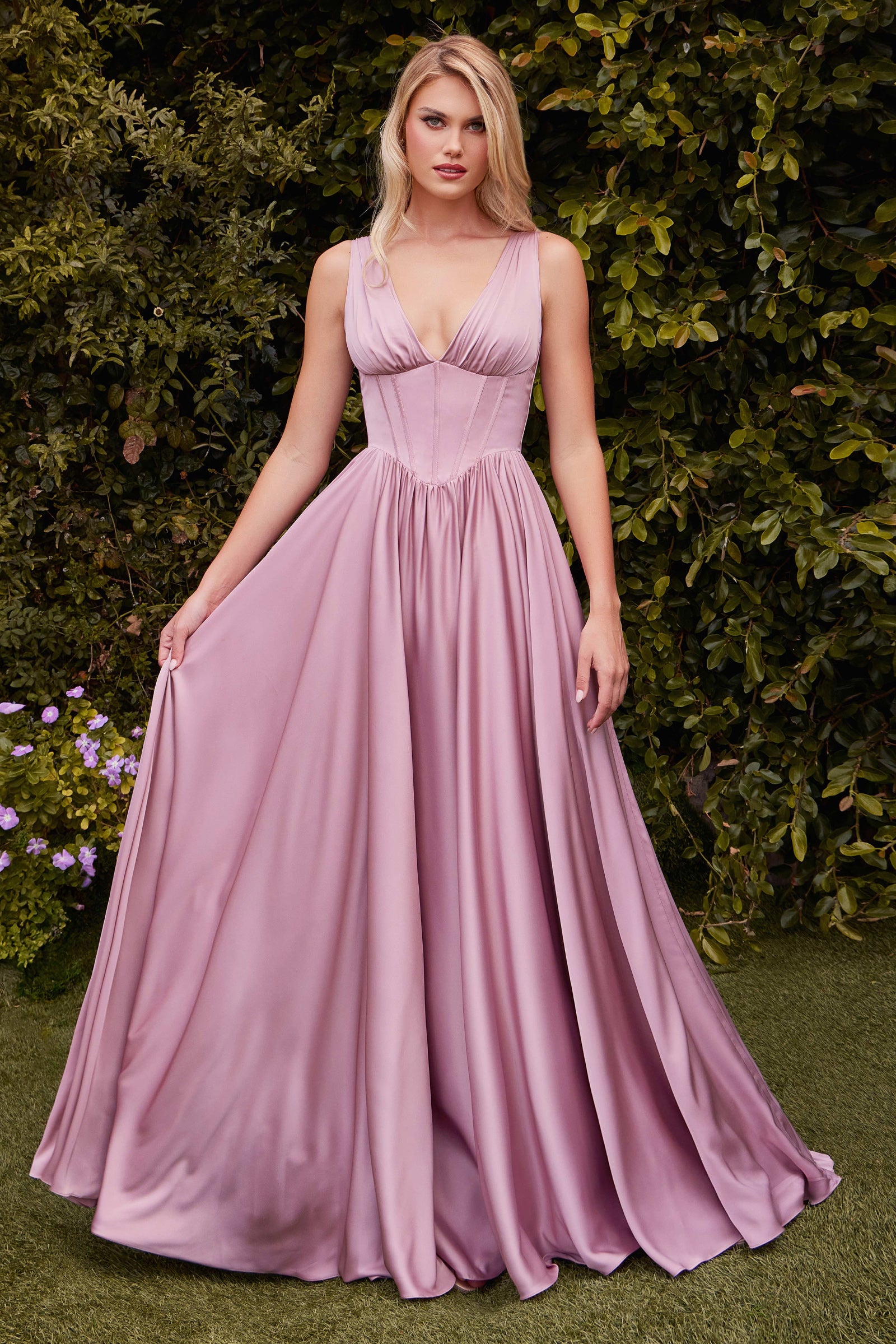 Elegant A-Line Satin Evening Gown - Libby Dress for Women | Perfect for Prom, Wedding Guest & Formal Occasions