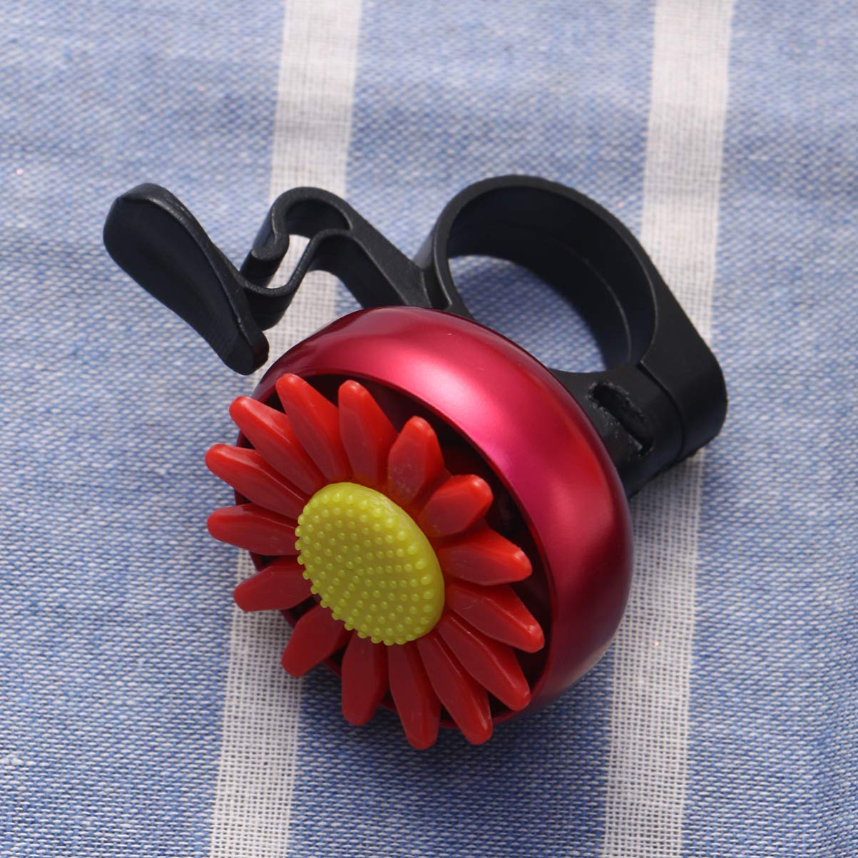 **Veemoon Kids Bike Horn for Girls - Aluminum Bike Bell with Loud Crisp Clear Sound, Mini Bike Ring Horn Accessories - Perfect for Safe Cycling, Outdoor Adventures & Commuting**