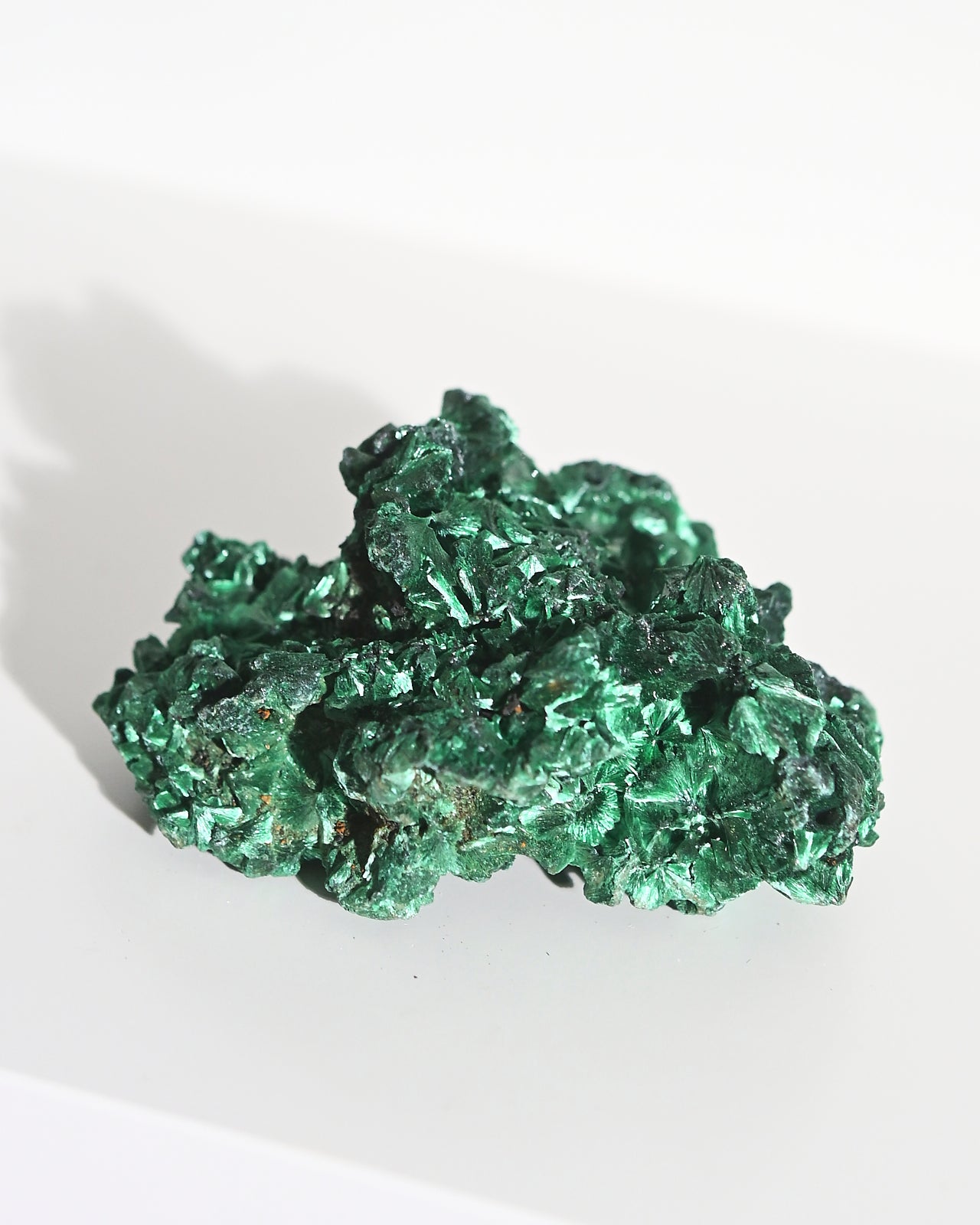 Natural Fibrous Malachite Rough Stone - Raw Green Malachite Crystal Specimen for Mineral Collection, Jewelry Making & Healing Crystals (Great for Home Decor, Crystal Grids & Energy Work)