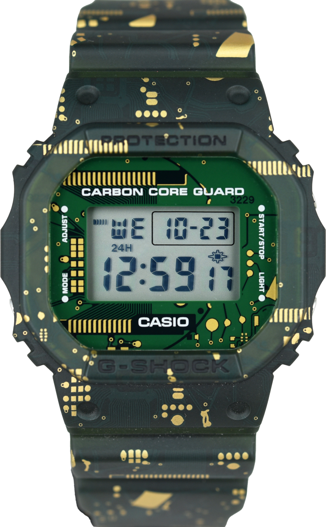 Casio G-Shock Carbon Core Guard DWE-5600CC-3ER Men's Digital Watch - Durable Shock Resistant Sport Watch for Outdoor Activities & Military Use