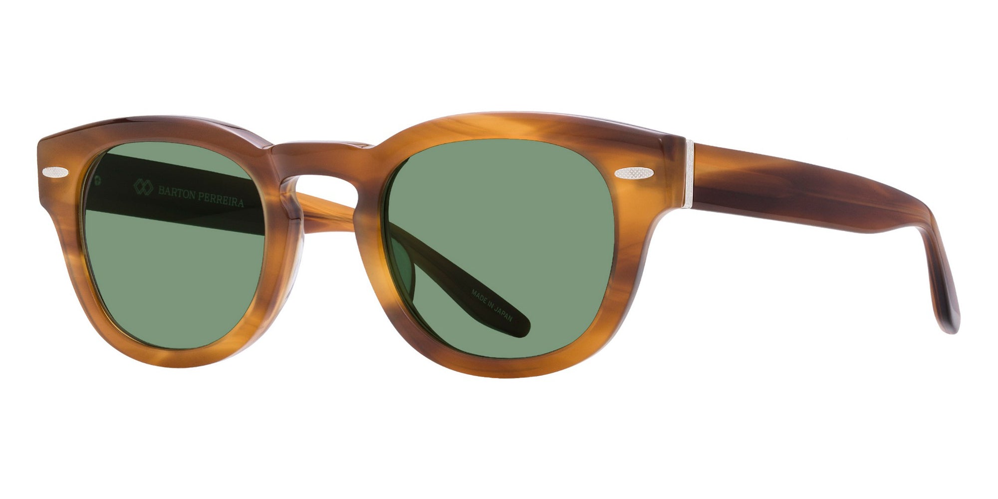 Barton Perreira Demarco BP40010I Premium Sunglasses - Polarized UV Protection Aviator Style for Men & Women | Perfect for Driving, Travel & Outdoor Activities