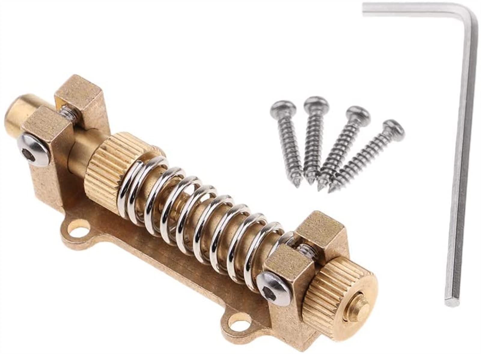 Electric Guitar Brass Tremolo Bridge Stabilizer Kit - Improve Tuning Stability & Sustain for Rock, Blues & Metal Performances
