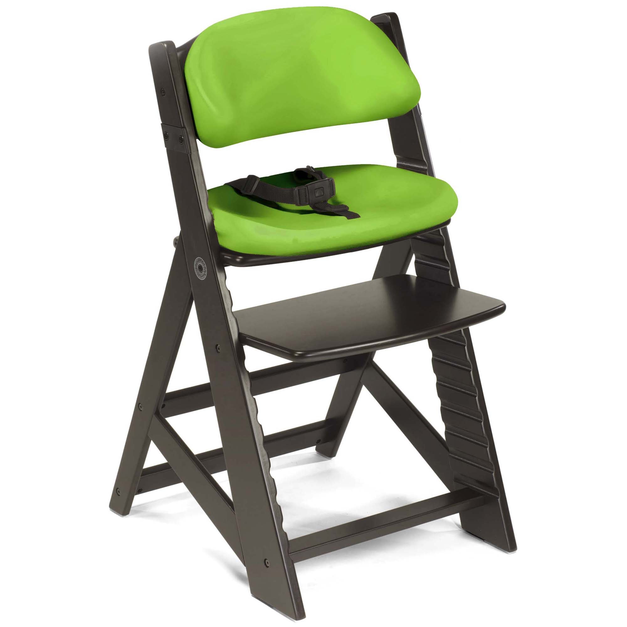 Keekaroo Kids Chair with Comfort Cushions - Espresso & Lime Color - Adjustable Height Toddler Chair for Dining, Learning & Play - Model 0055223KR-0001