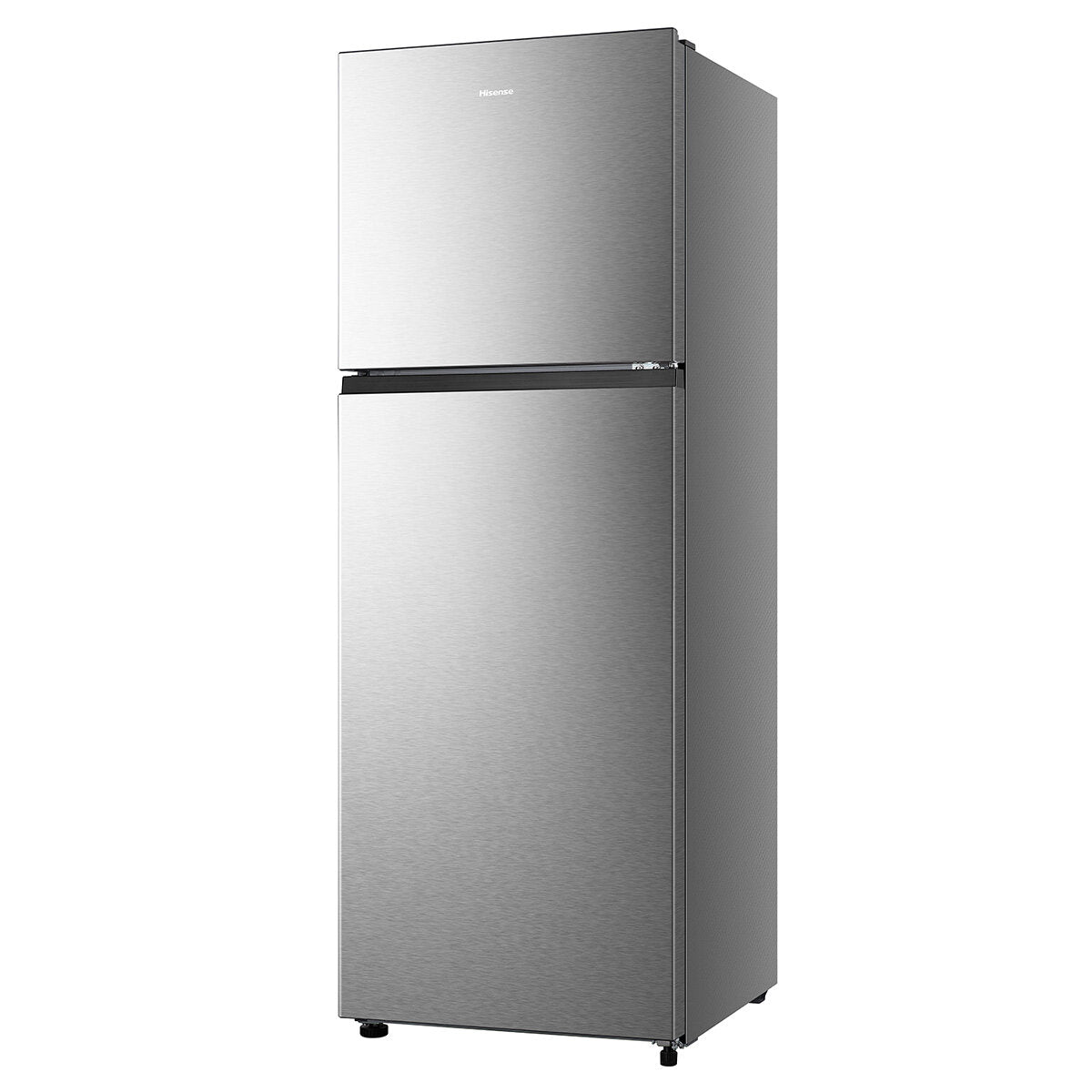 Hisense 326L Top Mount Refrigerator Silver HRTF325S - Energy Efficient Freezer with Adjustable Shelves for Kitchen, Home, Office & Dorm Use