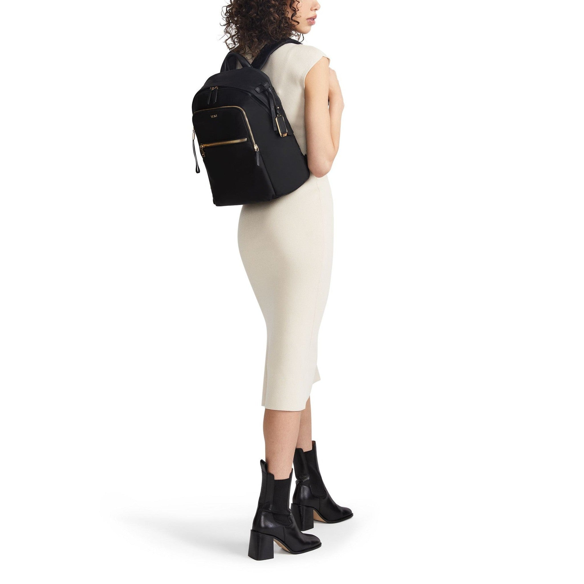 TUMI Voyageur Halsey Backpack - Premium Laptop Backpack for Men & Women, Water-Resistant Travel Backpack with USB Charging Port - Perfect for Business Travel, Commuting & College Campus Use