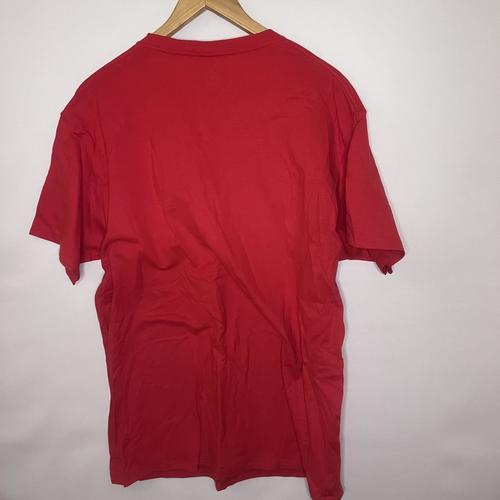 Champion Men's Classic Script T-Shirt - Red, Large (US Size) | Comfortable Cotton Tee for Casual Wear, Gym & Everyday Outfits