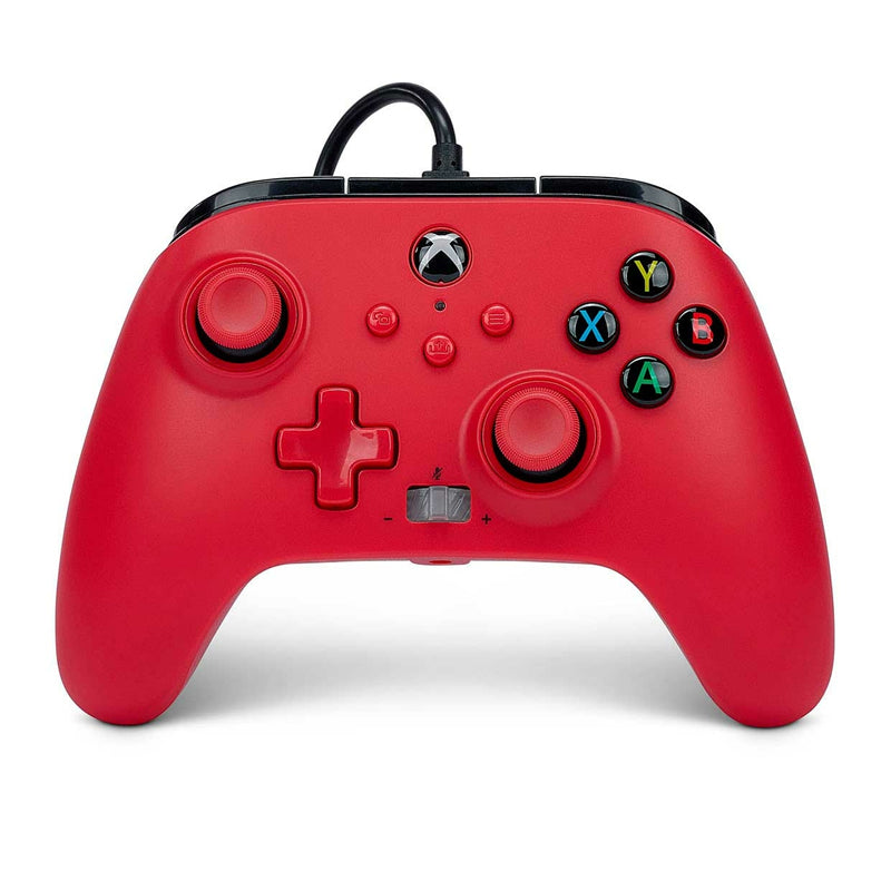 PowerA Wired Controller for Xbox Series X|S - Red | Enhanced Gaming Experience for Xbox Series X and S Consoles