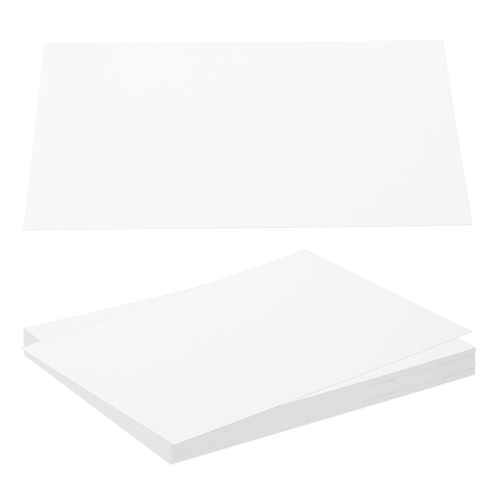 PATIKIL 7x5x0.01 Inch Chipboard Sheets - 40Pcs 12PT Thick White Bookbinding Boards for DIY Book Covers, Journals & Scrapbooking - Sturdy Binder Board Supplies for Crafts & Handmade Projects