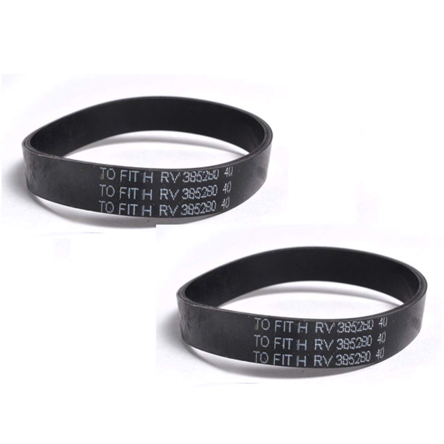 Hoover Elite Upright Vacuum Replacement Flat Belt (2-Pack) - Compatible with Part #17386 - Perfect for Home Cleaning & Pet Hair Removal
