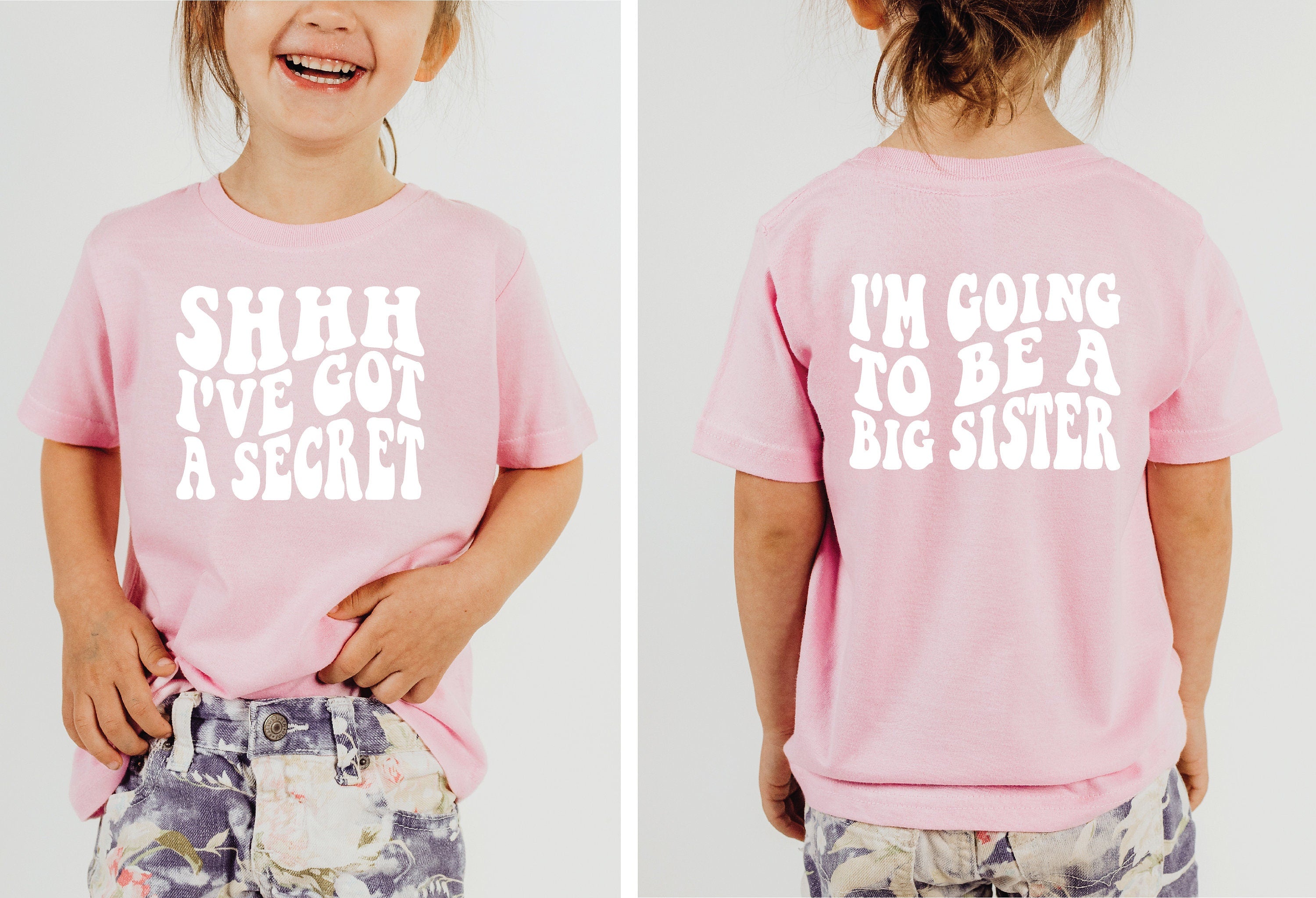 Big Sister T-Shirt - Comfortable & Stylish Graphic Tee for Women - Perfect for Sibling Love, Family Events & Casual Outfits