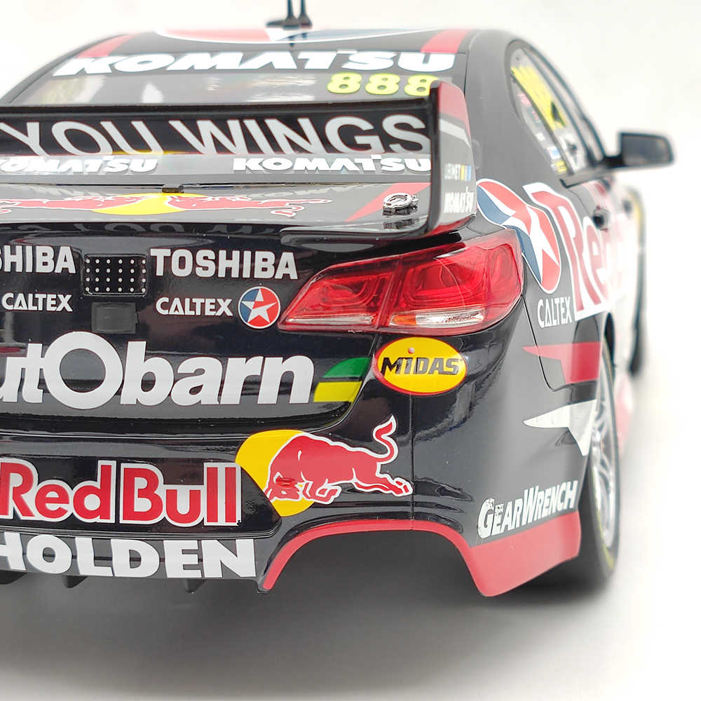 1:12 Scale Red Bull 2015 Bathurst Winner #888 Holden VF Commodore B12H15Q Resin Model Car - Collectible Diecast Racing Toy Gift for Car Enthusiasts & Display Decor for Office/Home
