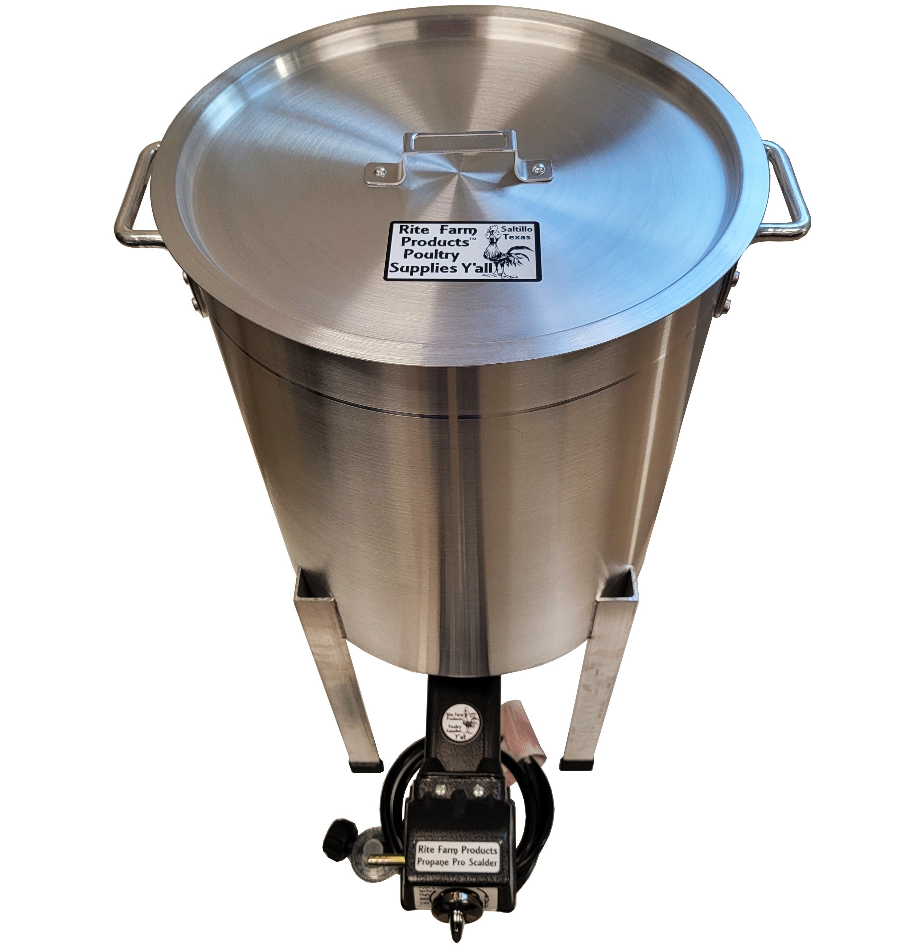 15 Gallon Propane Poultry Scalder for Chicken Processing - Made in USA | Perfect for Small Farms & Homesteads