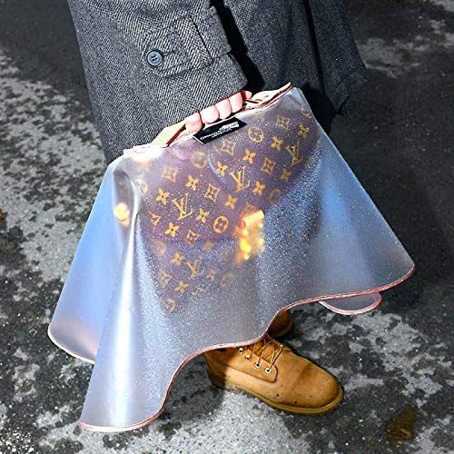 Clear Waterproof Rain Cover for Designer Handbags, Tote Bags & Purses - Reusable Transparent Rain Slicker Protector | Perfect for Travel, Commuting & Outdoor Events