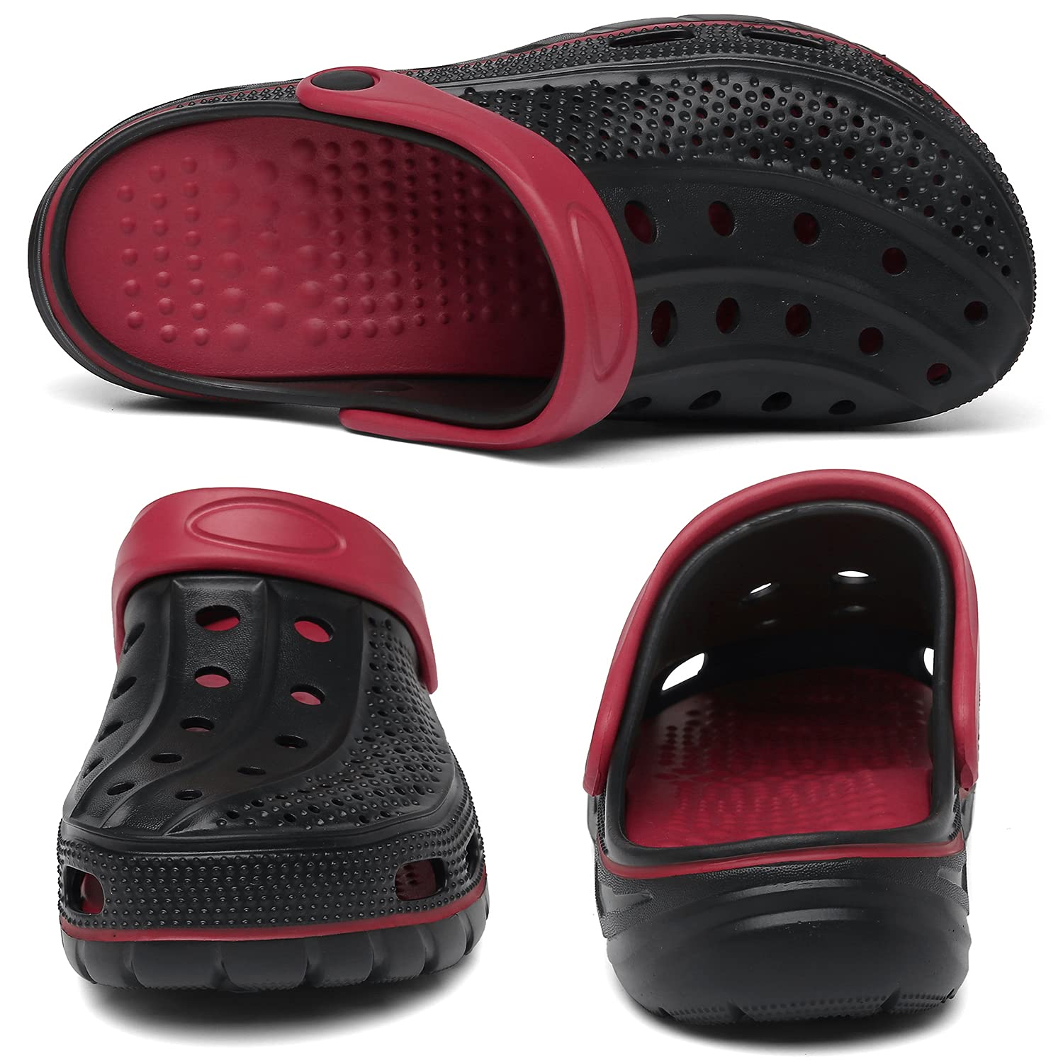 ChayChax Arch Support Clogs for Men & Women - Slip-On Garden Shoes with Removable Cushion Footbed - Comfortable Outdoor Beach Slippers for Walking, Gardening & Relaxation