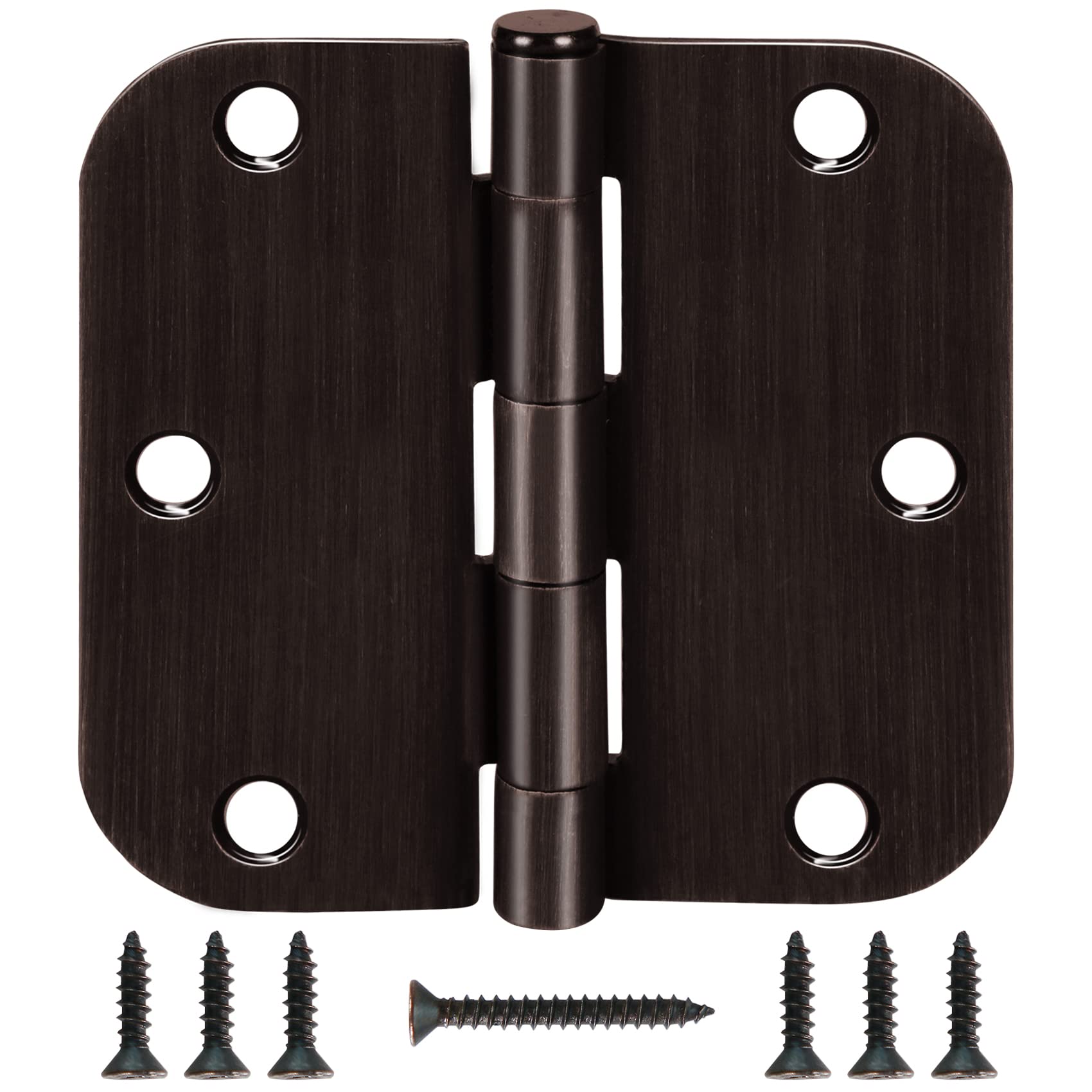 Oil Rubbed Bronze Door Hinges 3.5 Inch - Heavy Duty Interior Door Hinges 3-1/2