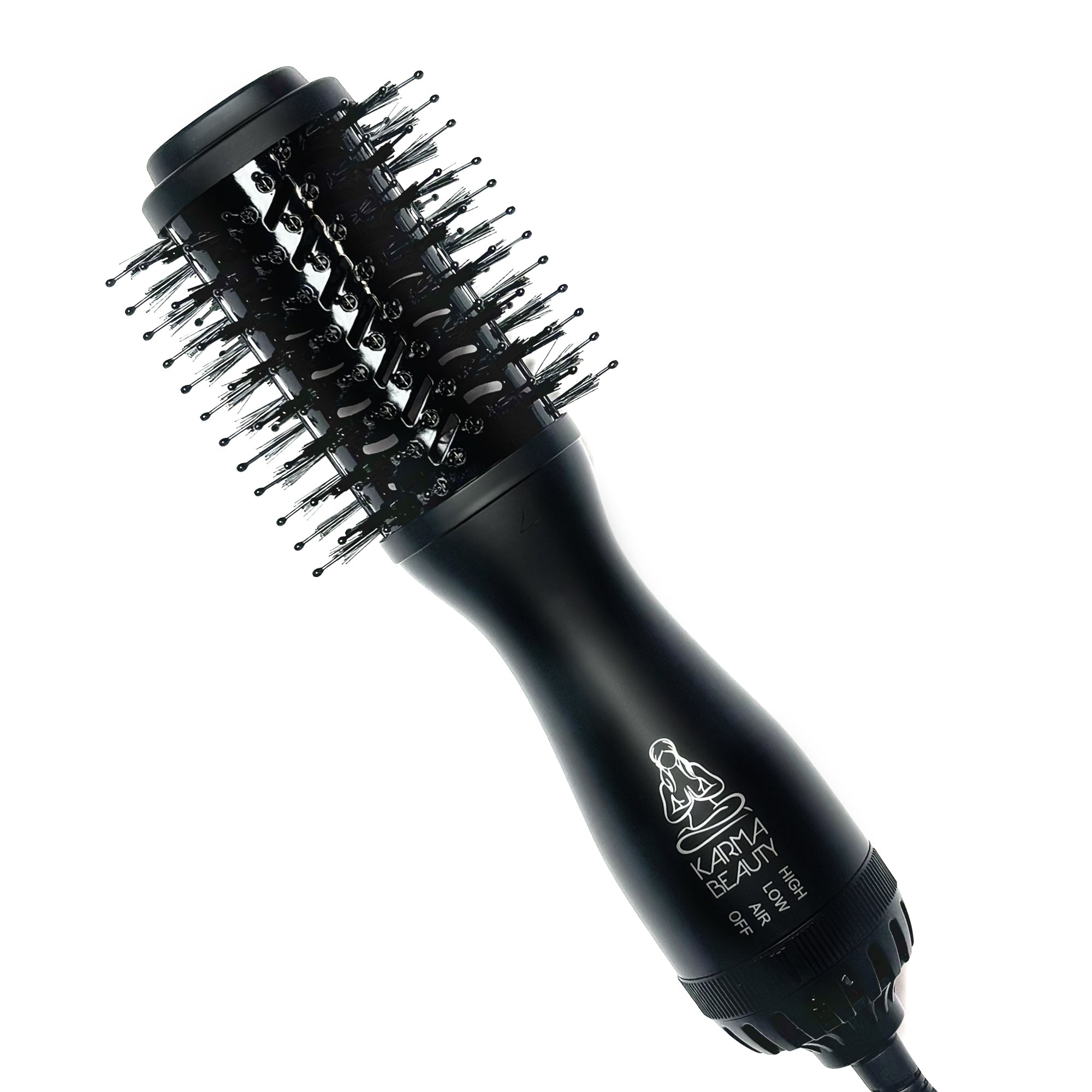 Cosmic Wave Mini Blow Dryer Brush - 2-in-1 Hair Styler & Volumizer for Quick Drying & Smoothing | Perfect for Travel, Home & Salon Use