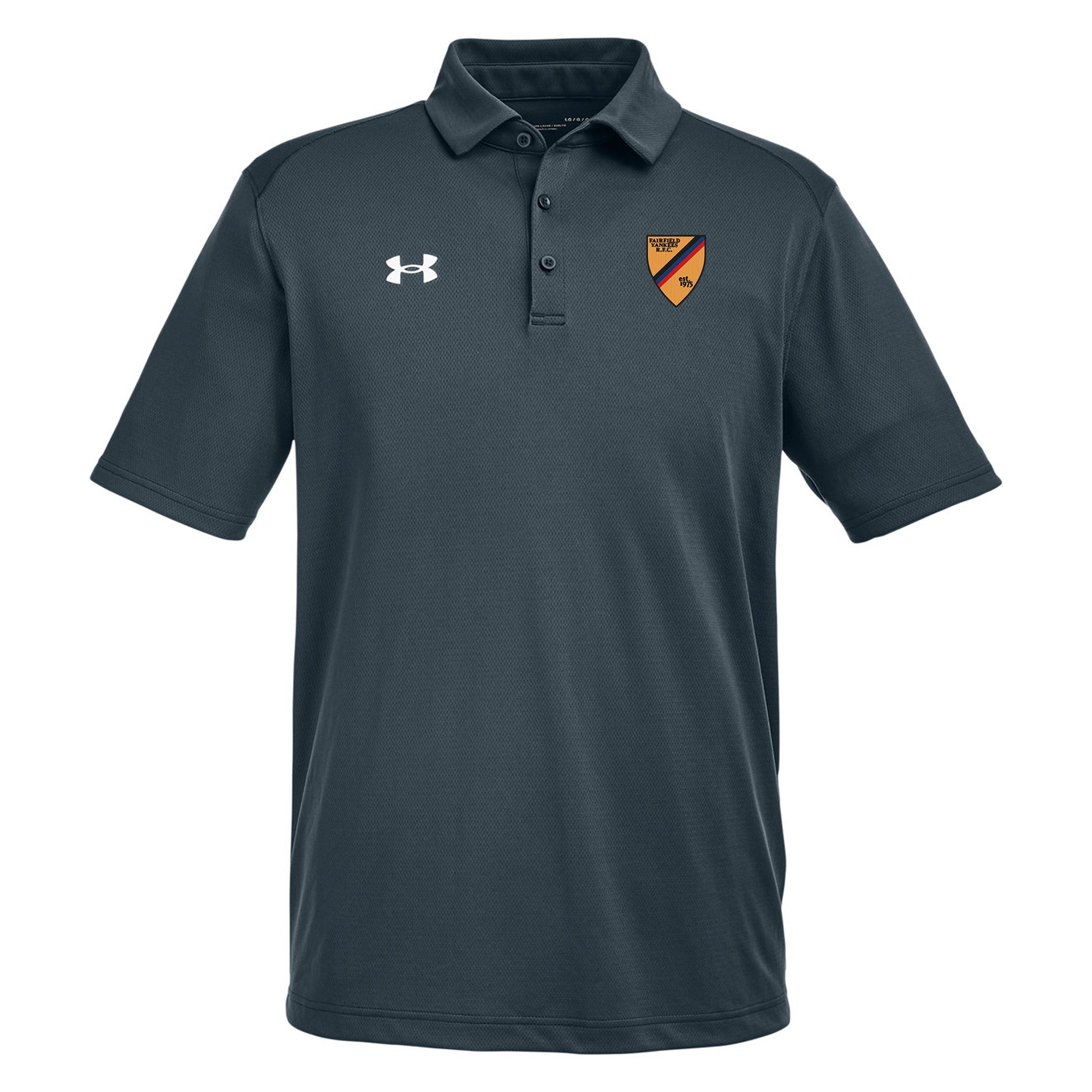 Fairfield Yankees RFC UA Team Tech Polo - Moisture-Wicking Performance Shirt for Rugby & Sports - Men's Athletic Apparel for Training & Games