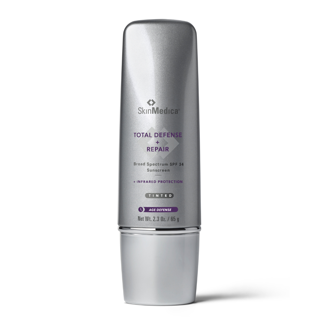 SkinMedica Total Defense + Repair SPF 34 Sunscreen - Broad Spectrum UVA/UVB Protection & Anti-Aging Moisturizer for Daily Face Care | Perfect for Outdoor Activities & Daily Sun Protection