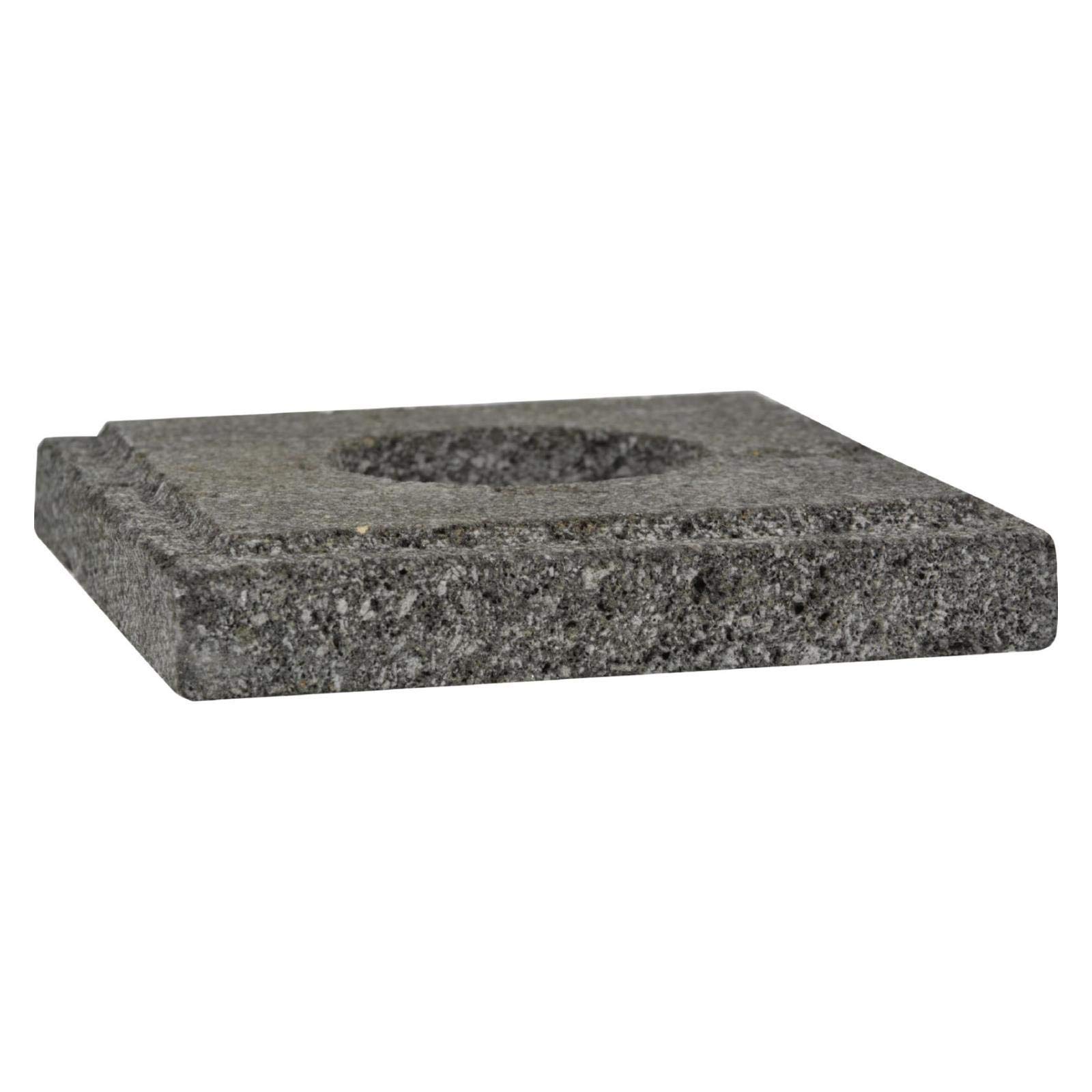 Aloha Bay Chakra Pillar Candle Holder - Natural Lava Stone for Meditation, Yoga & Home Decor - Perfect for Spiritual Healing & Relaxation Spaces
