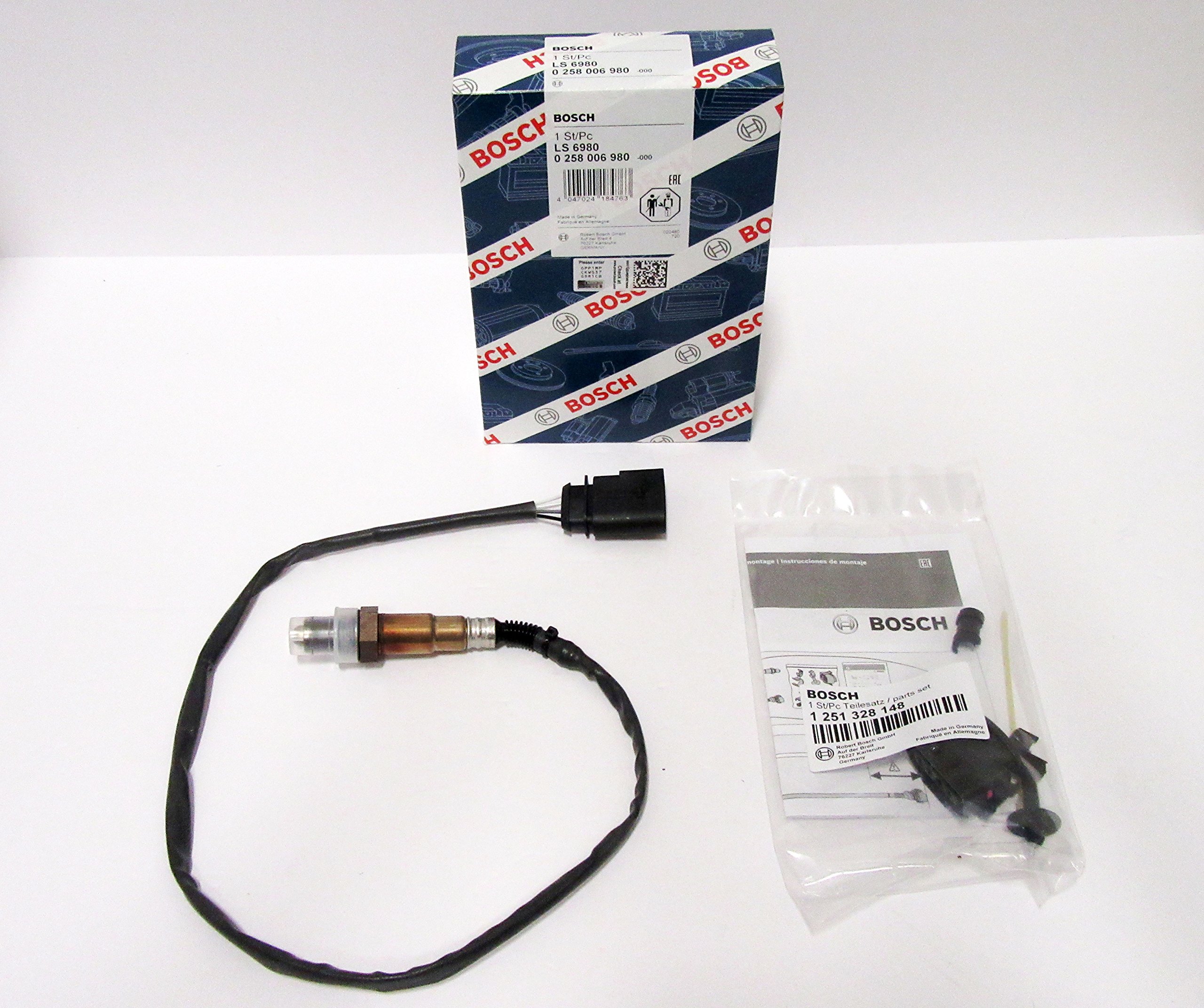Bosch 16980 Oxygen Sensor - High Performance O2 Sensor for Cars, Trucks & SUVs - Compatible with Multiple Vehicle Models - Improve Fuel Efficiency & Reduce Emissions - Ideal for Automotive Repair & Maintenance